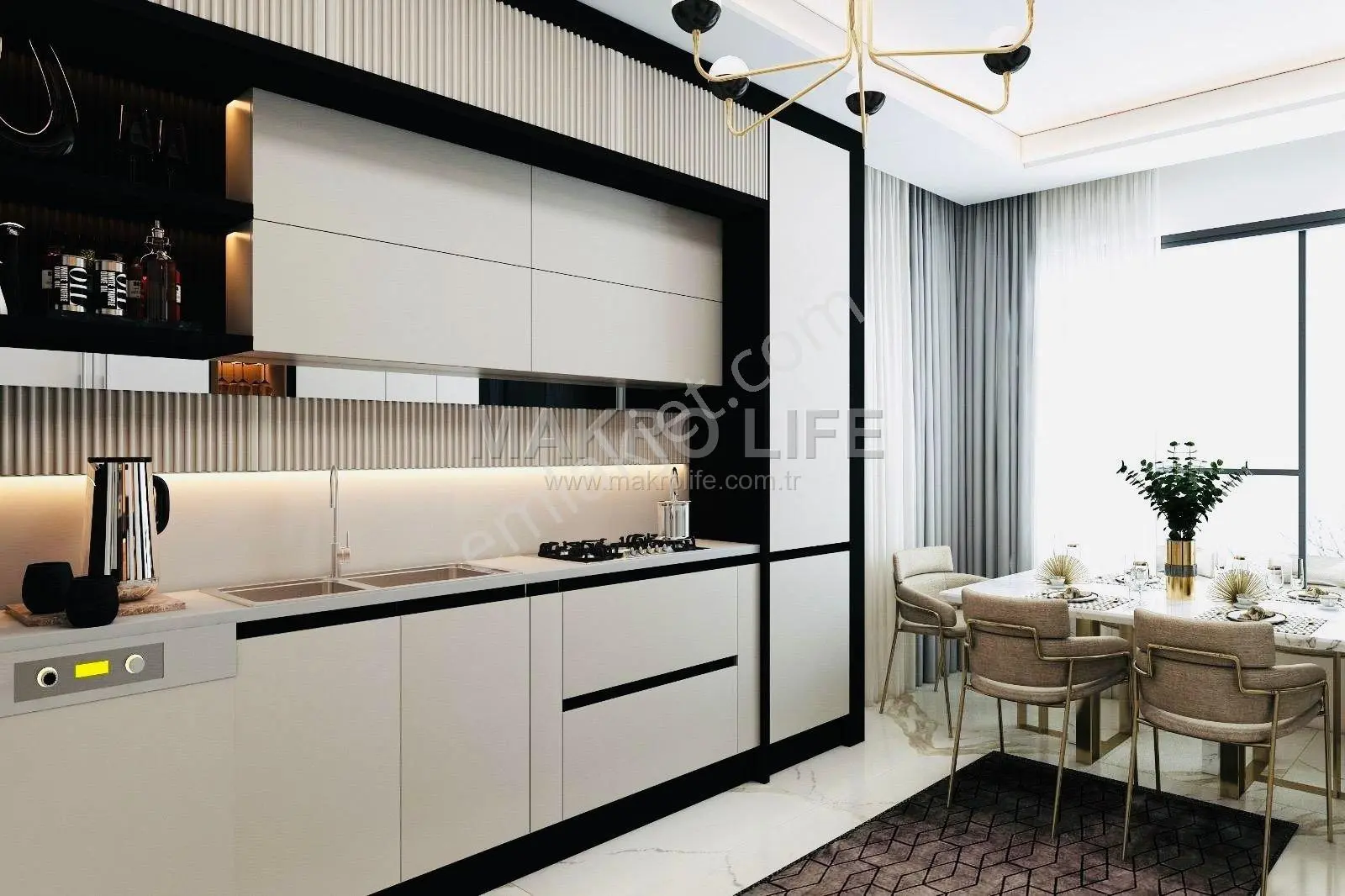 Teknokent Arkası 3.5+1 Ultra Lüx Modern Yapı Sııfr Daire