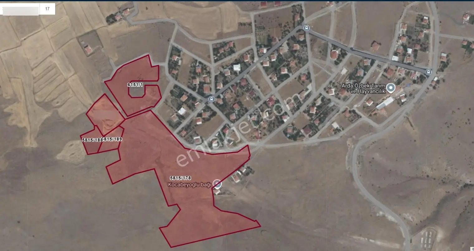 İmara Yakın Muhteşem Kayseri Manzaralı Satılık 2184 M2 Tarla - Görsel 2