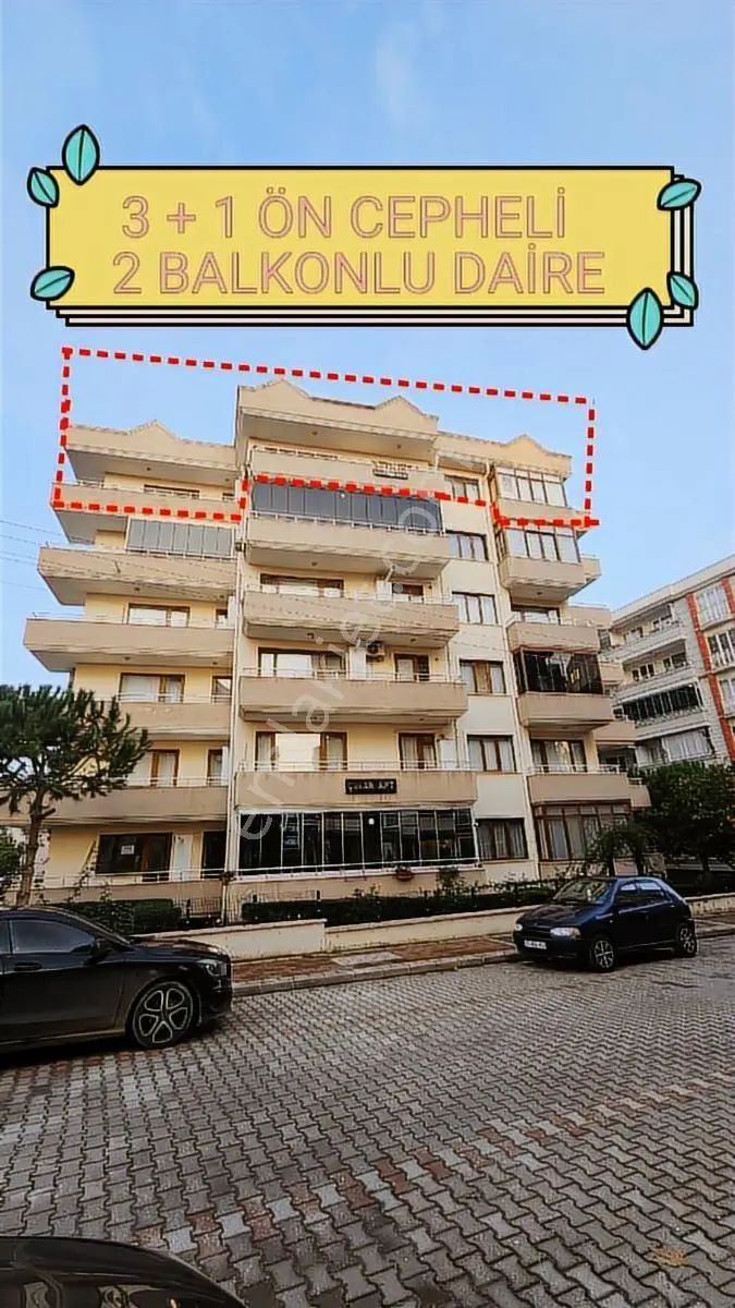 Önü Açık Güney Cepheli 3 +1 Daire 2 Balkonlu