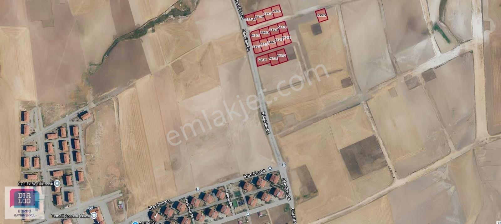 Temelli Hürriyet Mah'de 3 Kat 1.127 M2 Konut İmarlı Arsa