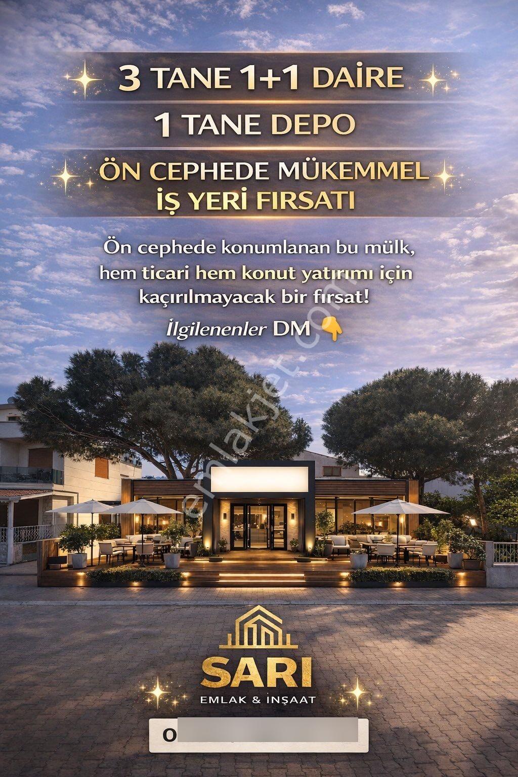 Seferihisar Mersinalanında 3 Daire + Dükkan Yatırımlık