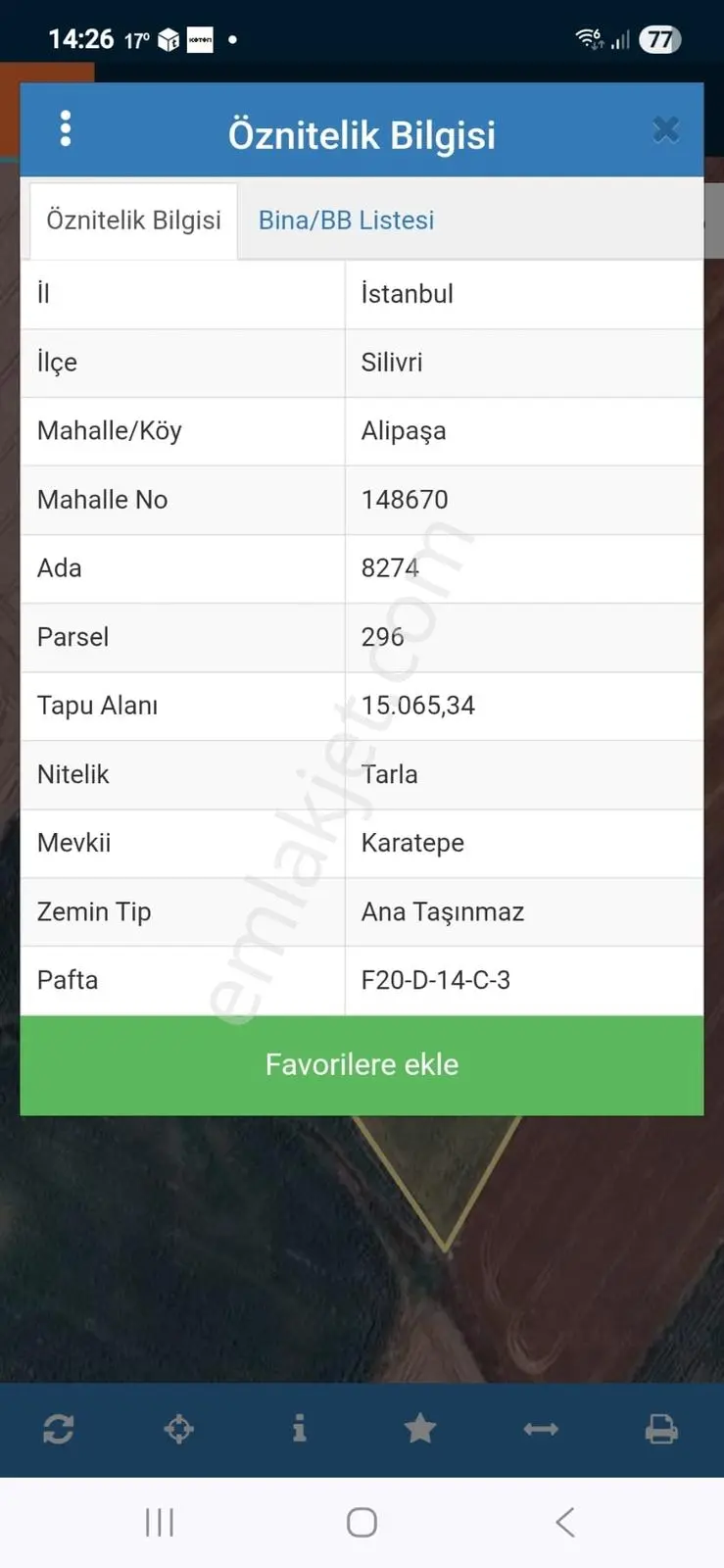 Silivri Alipaşa Da Satılık 300 M2 Tarla - Görsel 2
