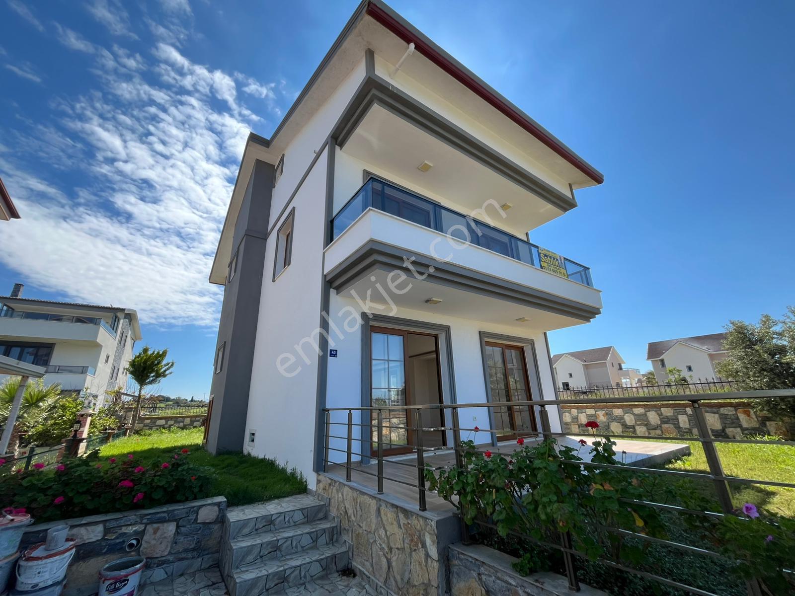 Didim Mersinderede Deniz Manzaralı 4+1 Müstakil Arsalı Villa - Görsel 4