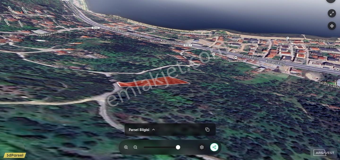 Tepeköy Mevkiinde Panoramik Deniz Manzaralı Zeytinlik 1733m² - Görsel 12