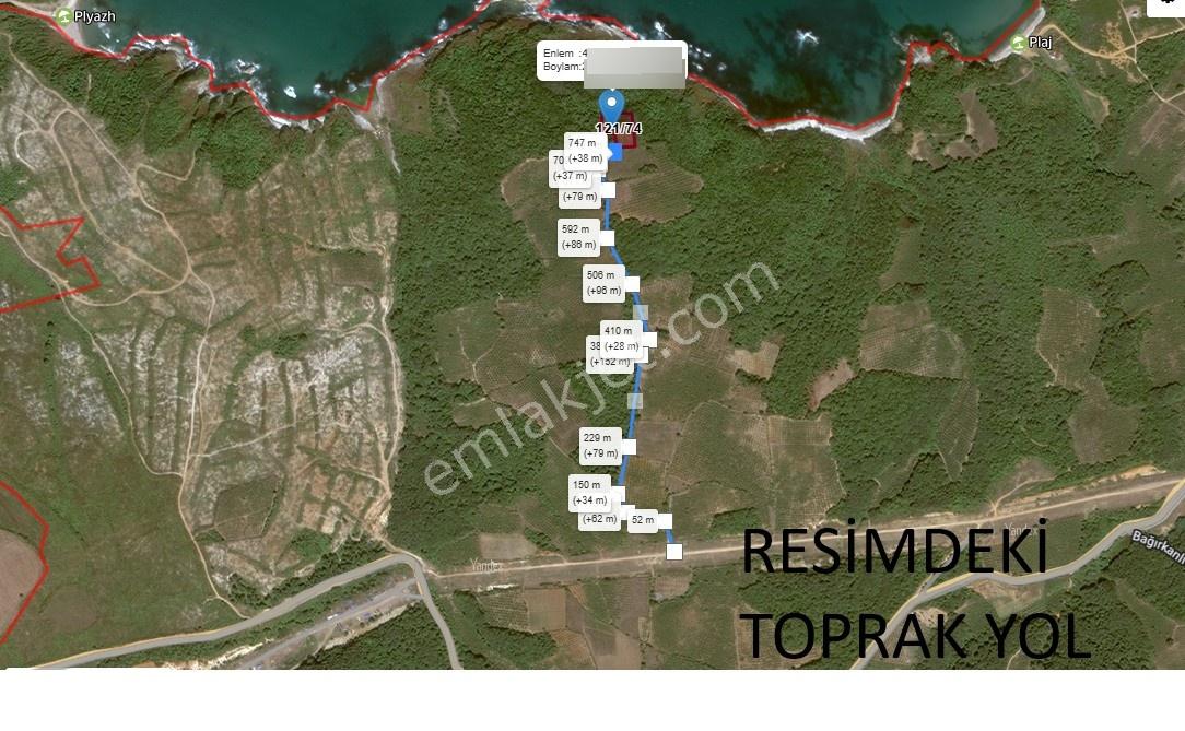 Bağırganlı'da Deniz Manzaralı 2.366m² Tarla Vasfında Arazi - Görsel 8