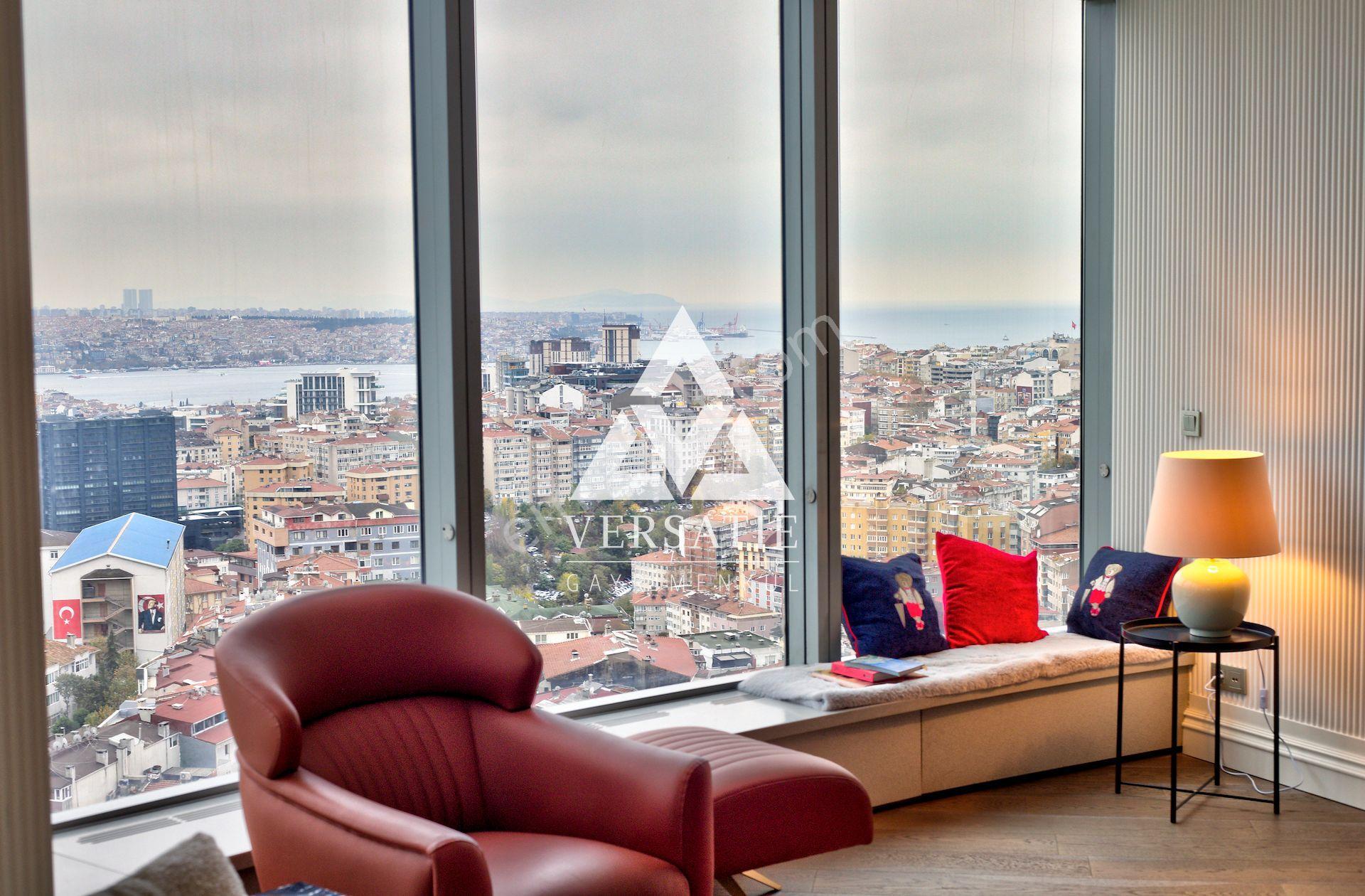Şişli Elit Residence Dekorasyonlu Lux Eşyalı 2+1 Boğaz Manzaralı - Görsel 29