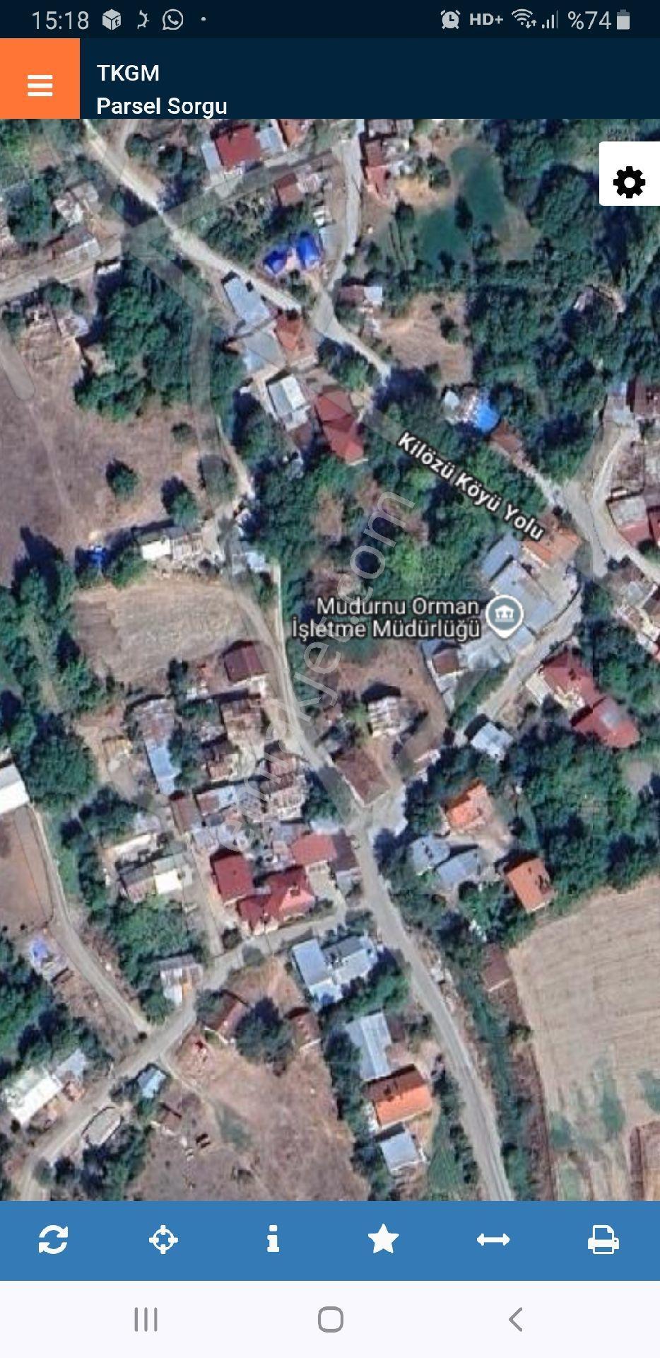 Mudurnu Kilözü Köy İçi, 3800 M2 Ev Ve Hayvancılık İçin Yapılaşmaya Uygun Satılık Bahçe