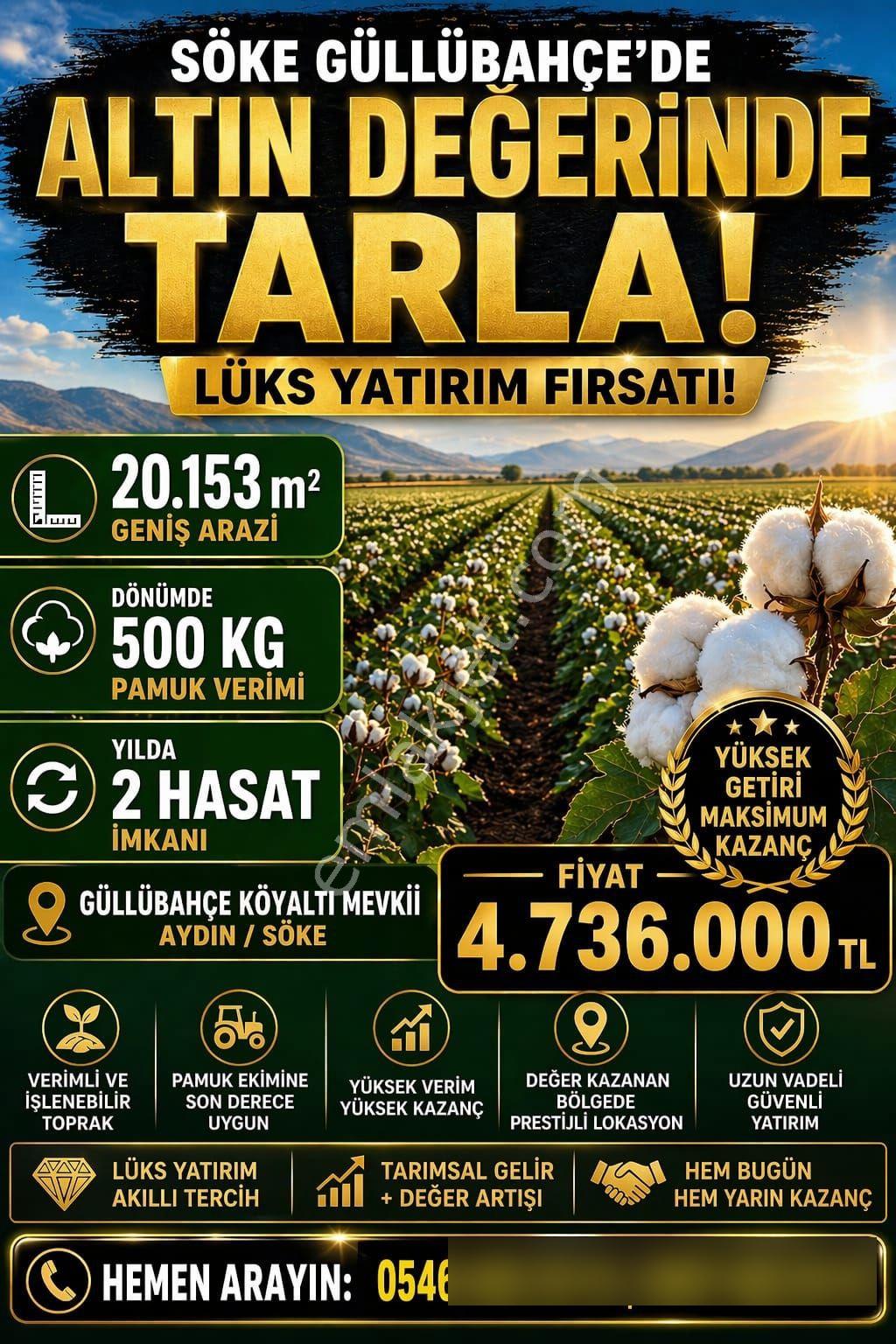 🔥 Söke Güllübahçe’de Altın Değerinde Tarla! 🔥 - Görsel 2