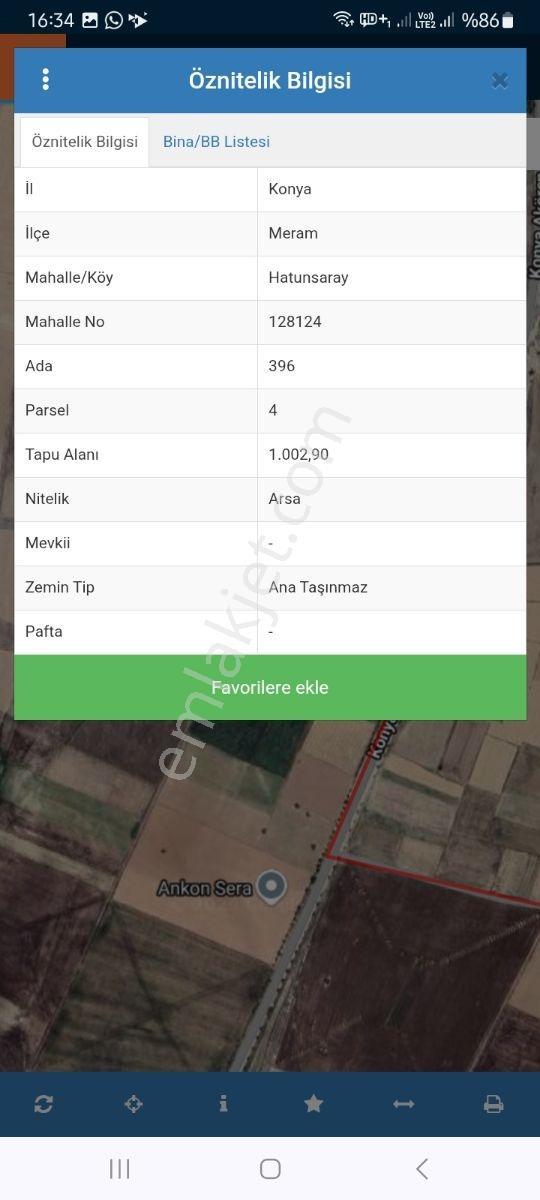 Hatunsaray Kirazlıbahçe Villaları Yanında Satılık Arsa - Görsel 5