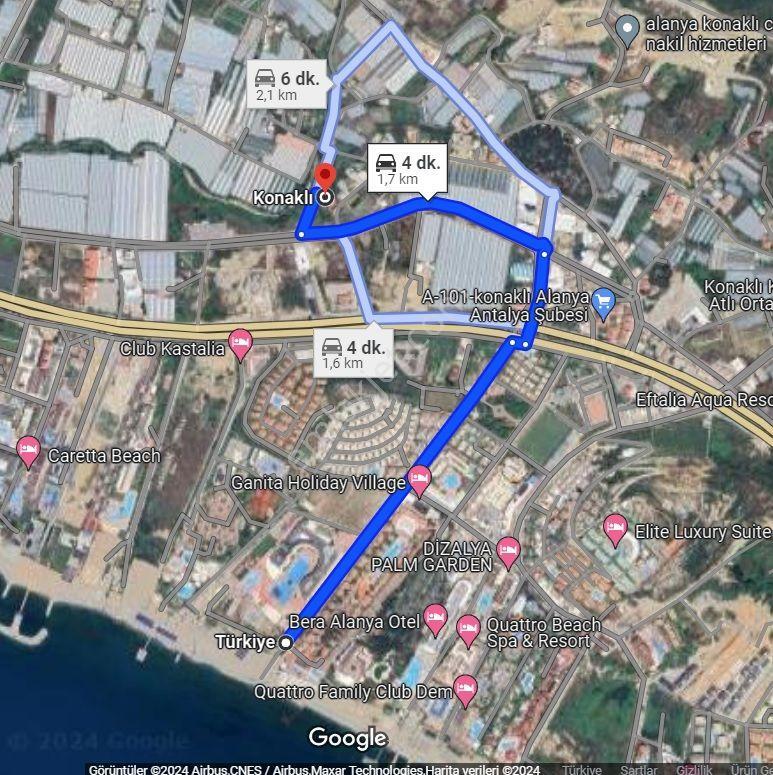 Satılık 1.200 M² Arsa - Alanya Konaklı - Görsel 8