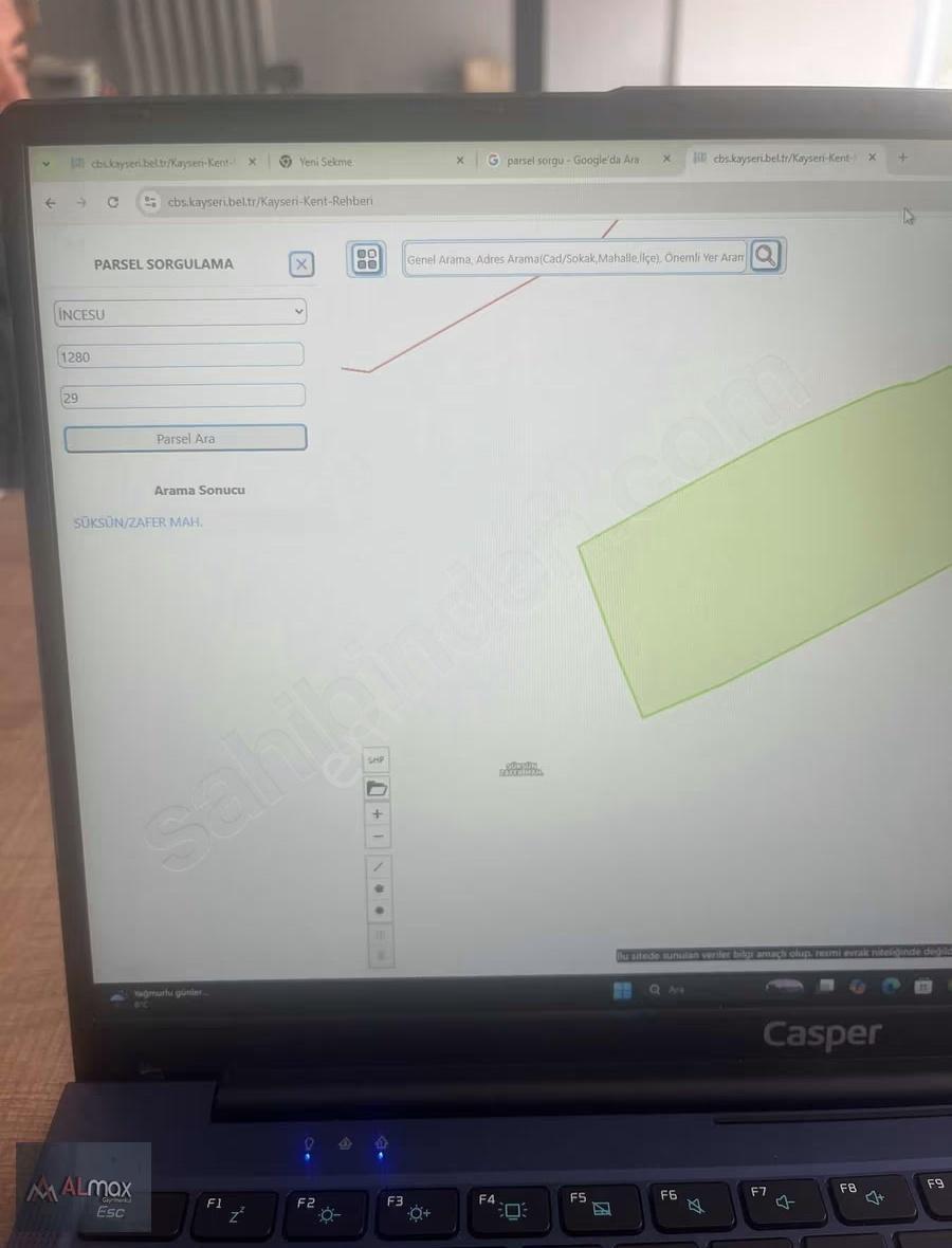 İncesu Zafer Mahallesı'nde Satılık Tek Tapu Tarla - Görsel 4