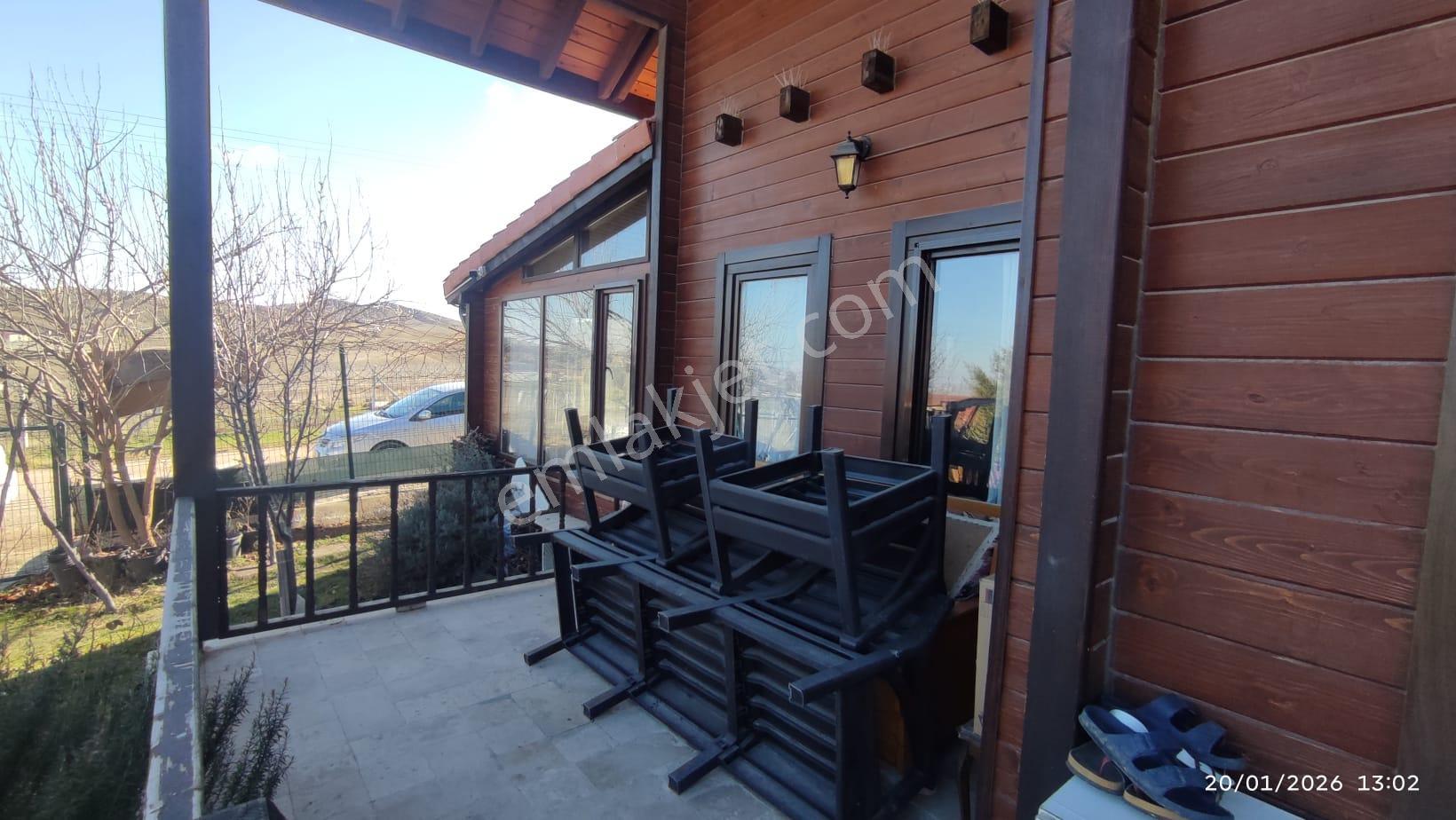 Temelli Olukpınar Botanikköy Satılık (eşyalı) 4+2 Ahşap Villa - Görsel 3