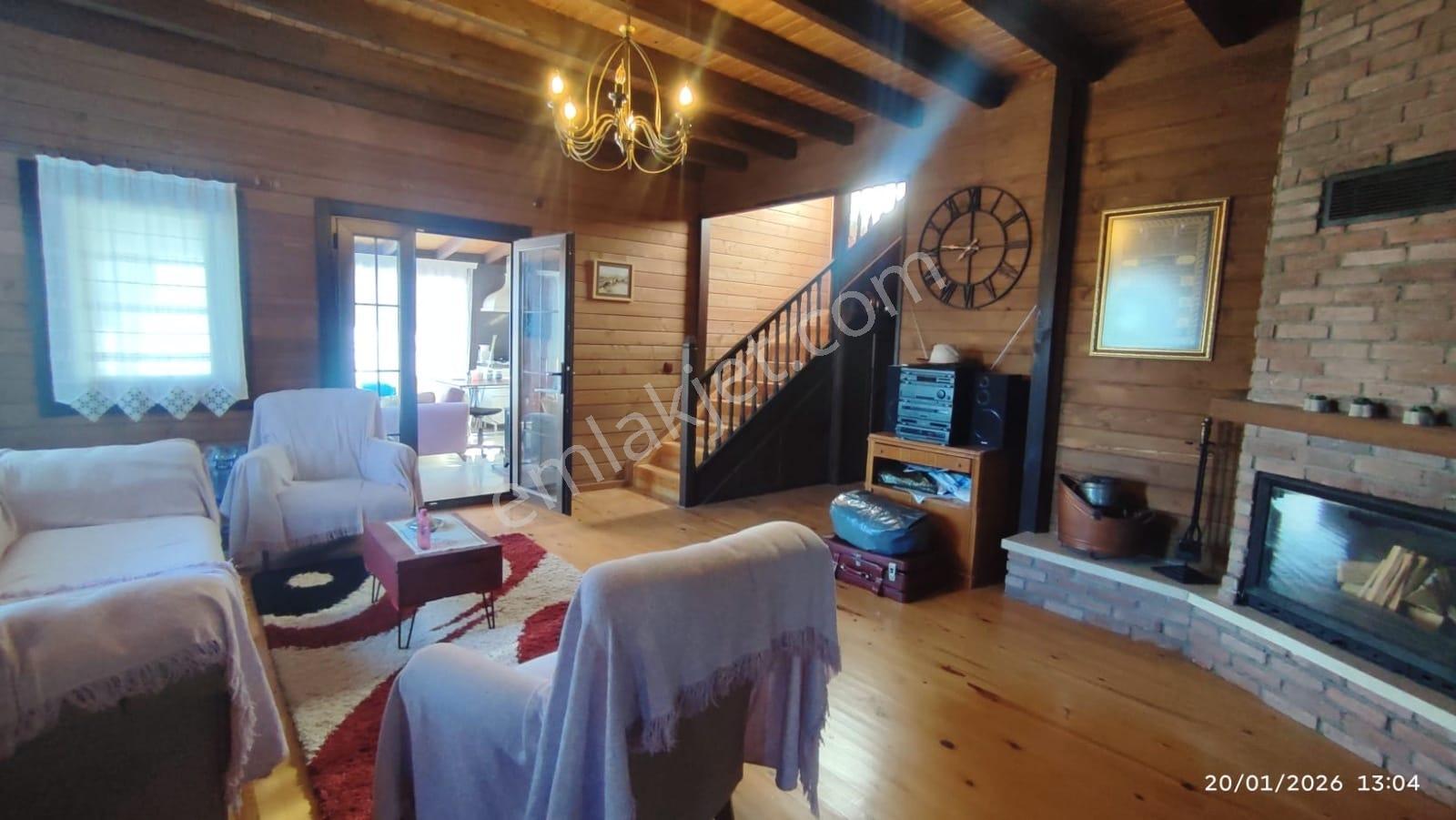 Temelli Olukpınar Botanikköy Satılık (eşyalı) 4+2 Ahşap Villa - Görsel 6