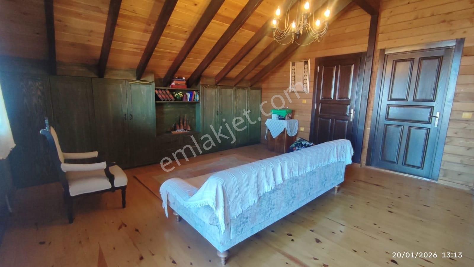 Temelli Olukpınar Botanikköy Satılık (eşyalı) 4+2 Ahşap Villa - Görsel 16