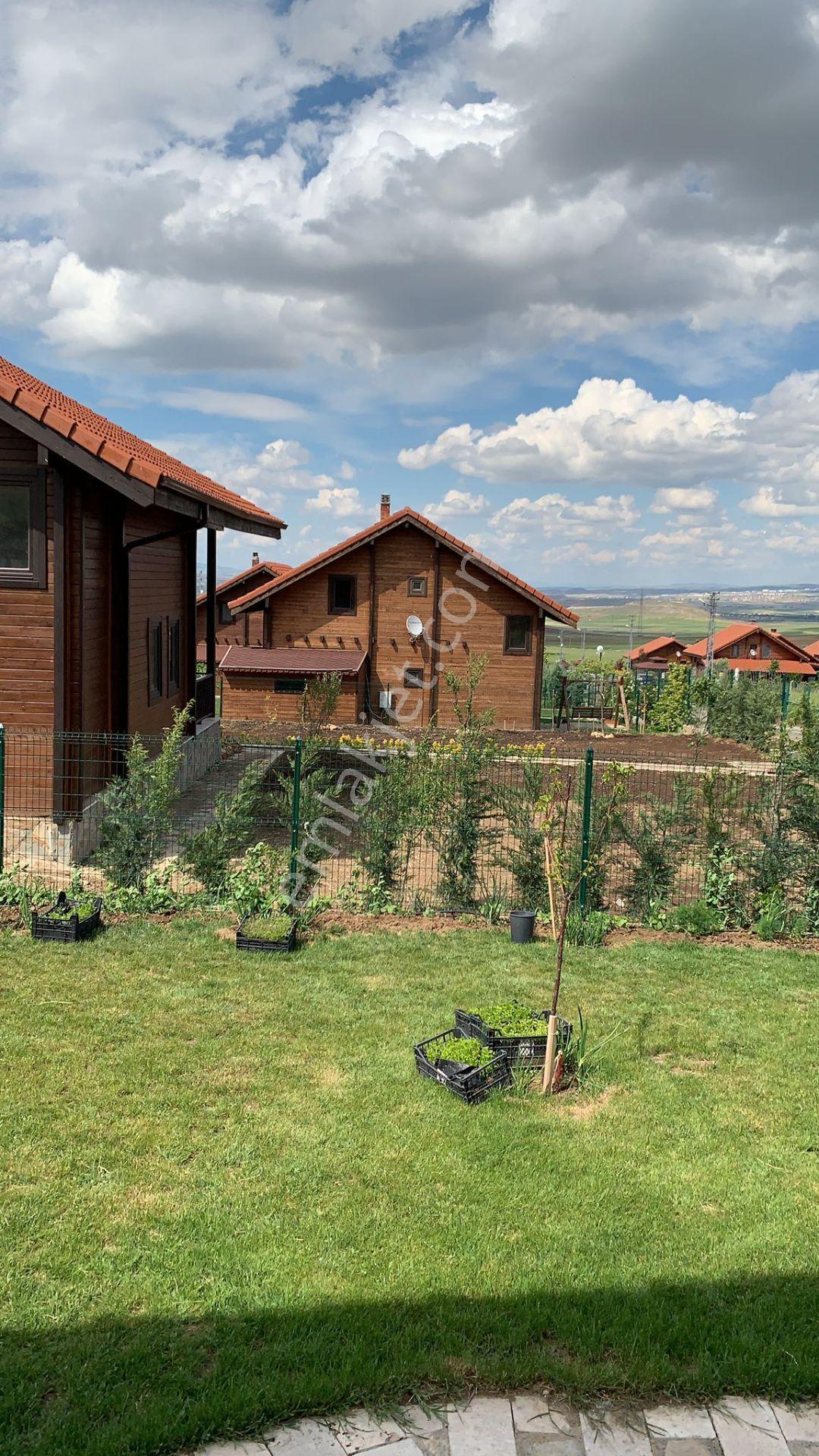 Temelli Olukpınar Botanikköy Satılık (eşyalı) 4+2 Ahşap Villa - Görsel 28