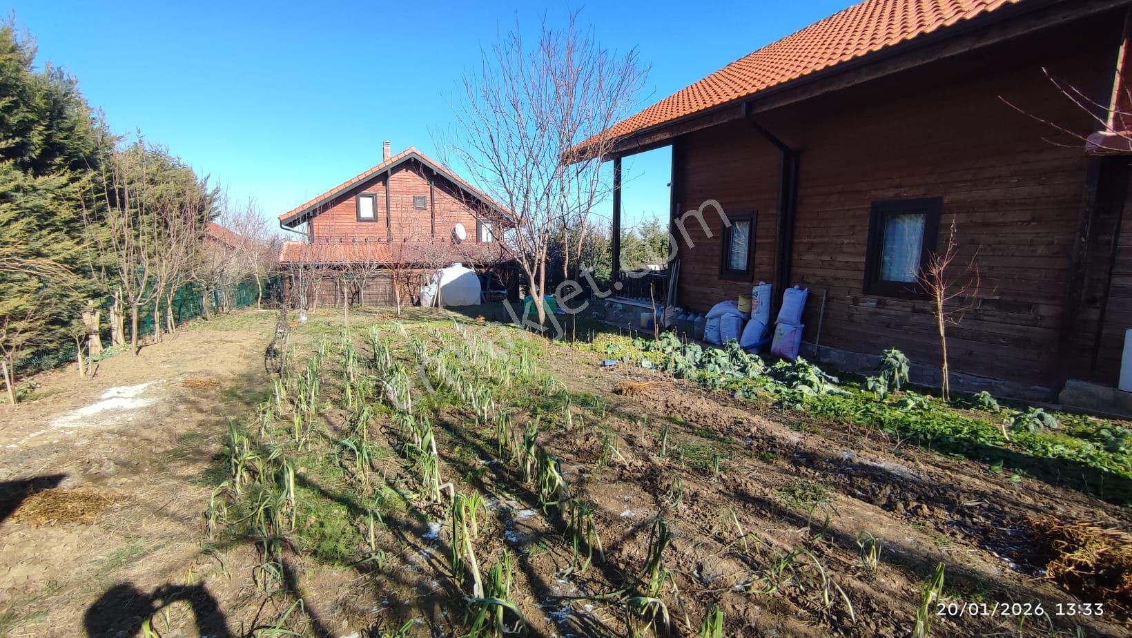 Temelli Olukpınar Botanikköy Satılık (eşyalı) 4+2 Ahşap Villa - Görsel 22