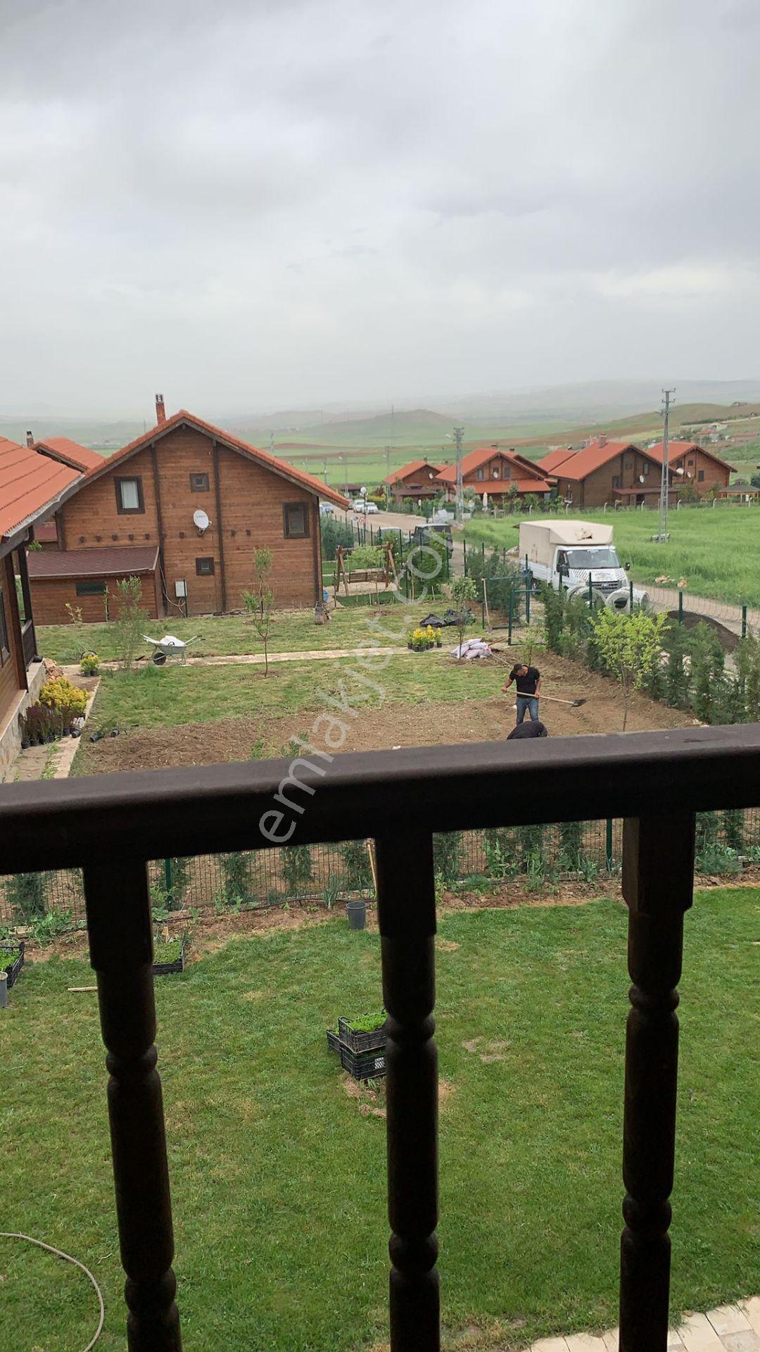 Temelli Olukpınar Botanikköy Satılık (eşyalı) 4+2 Ahşap Villa - Görsel 29