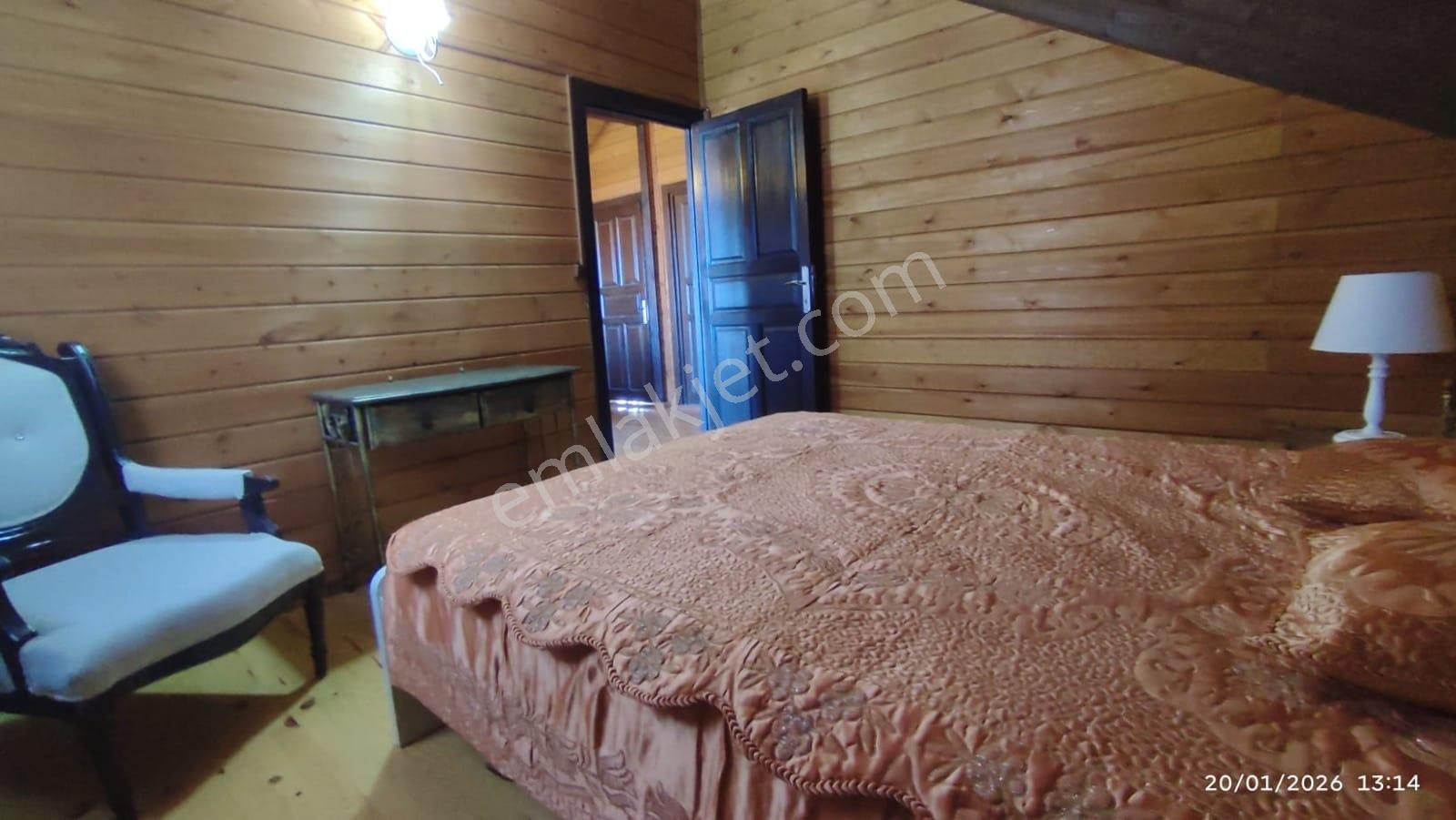 Temelli Olukpınar Botanikköy Satılık (eşyalı) 4+2 Ahşap Villa - Görsel 19