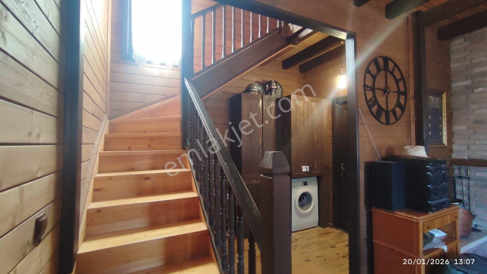 Temelli Olukpınar Botanikköy Satılık (eşyalı) 4+2 Ahşap Villa - Görsel 13