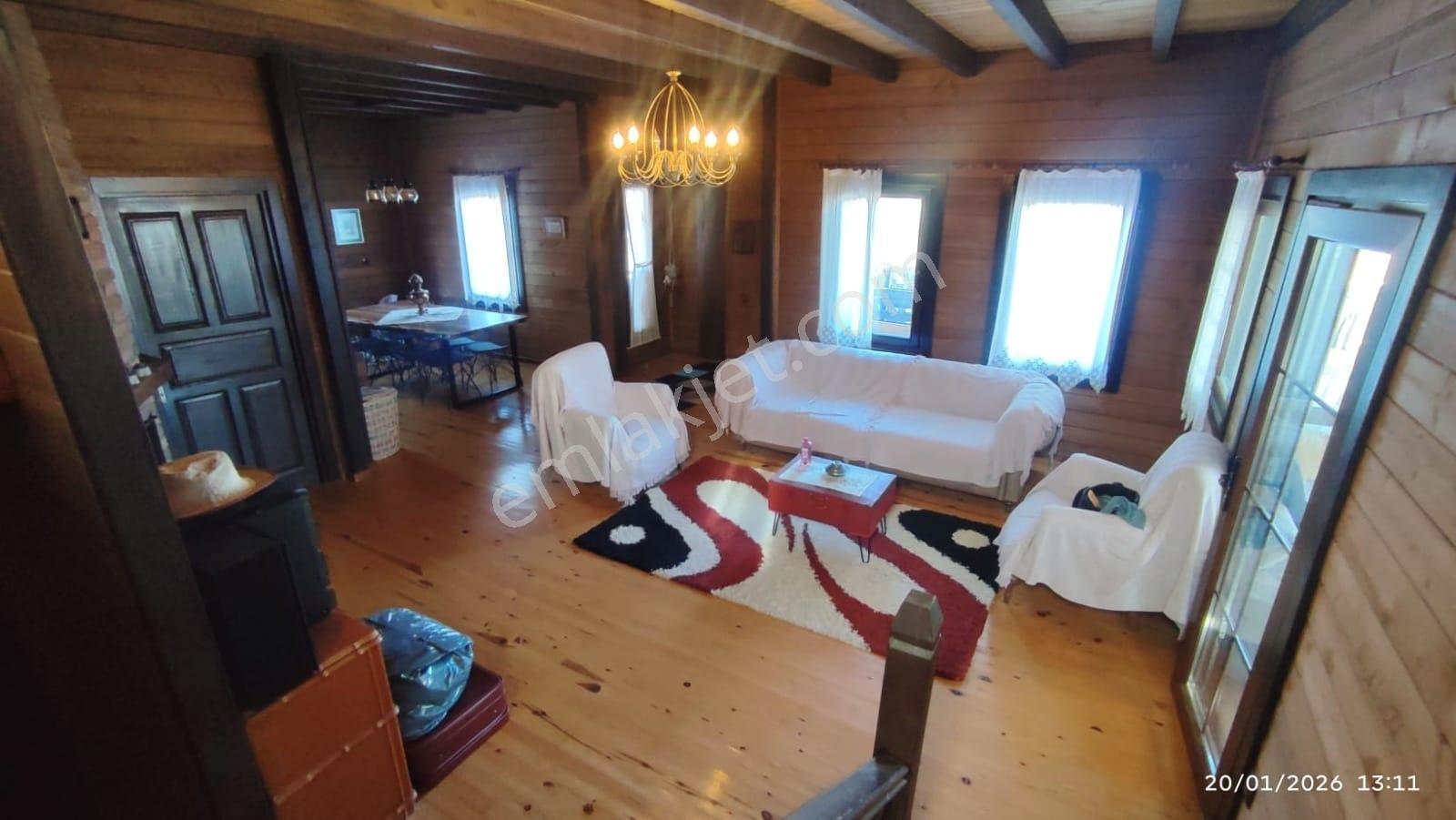 Temelli Olukpınar Botanikköy Satılık (eşyalı) 4+2 Ahşap Villa - Görsel 5