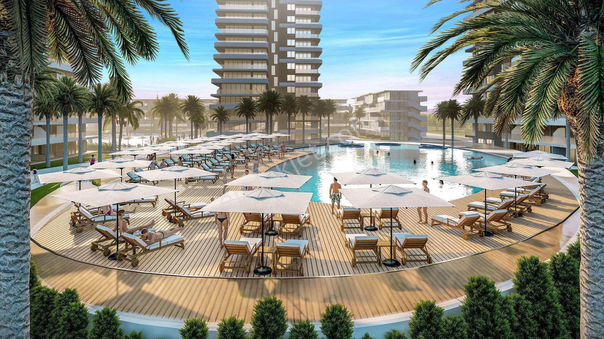 Kıbrıs İskele Longbeach'ta Full Eşyalı Kira Garantili Daireler - Görsel 13