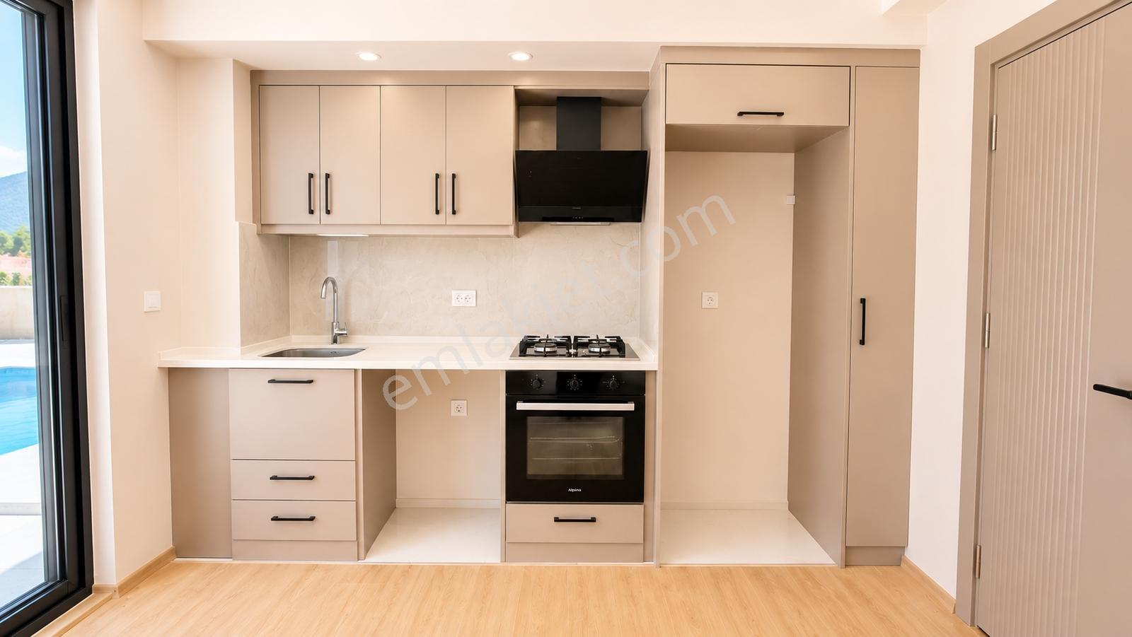 Kadriyede Havuzlu Sitede Sıfır 2+1 Satılık Daire Modern Tasarım - Görsel 17
