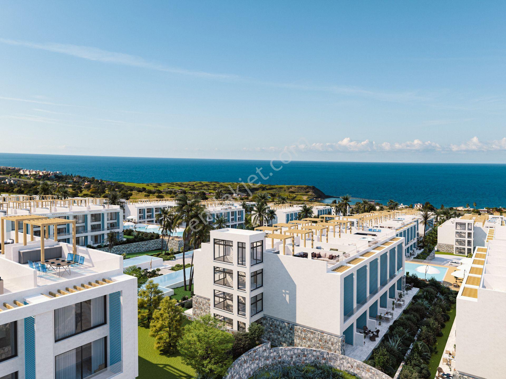 Kıbrıs Girne Küçükerenköyde Deniz Manzaralı 10 Yıl Kira İşletme Garantili Proje
