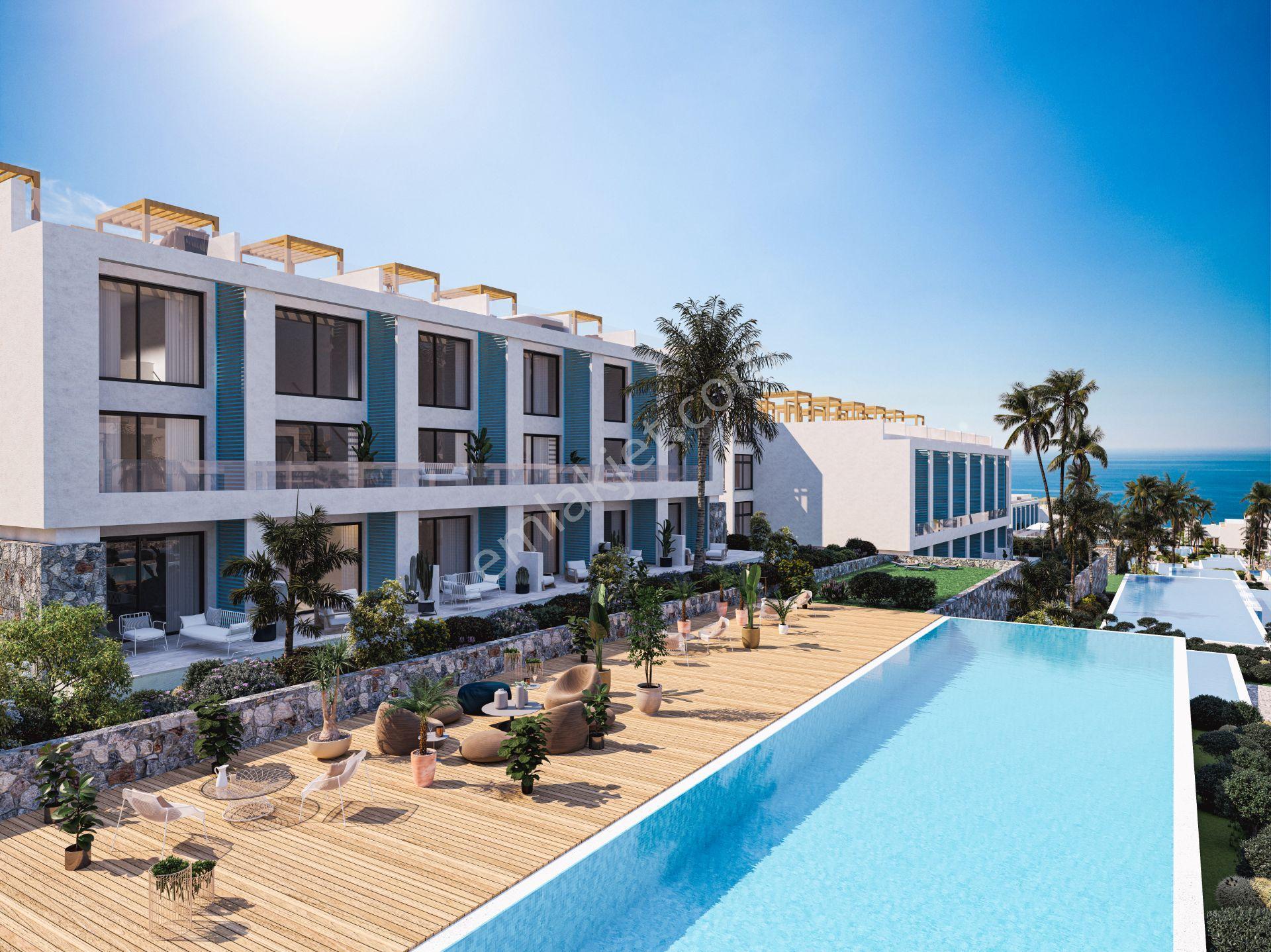 Kıbrıs Girne Küçükerenköyde Deniz Manzaralı 10 Yıl Kira İşletme Garantili Proje - Görsel 9