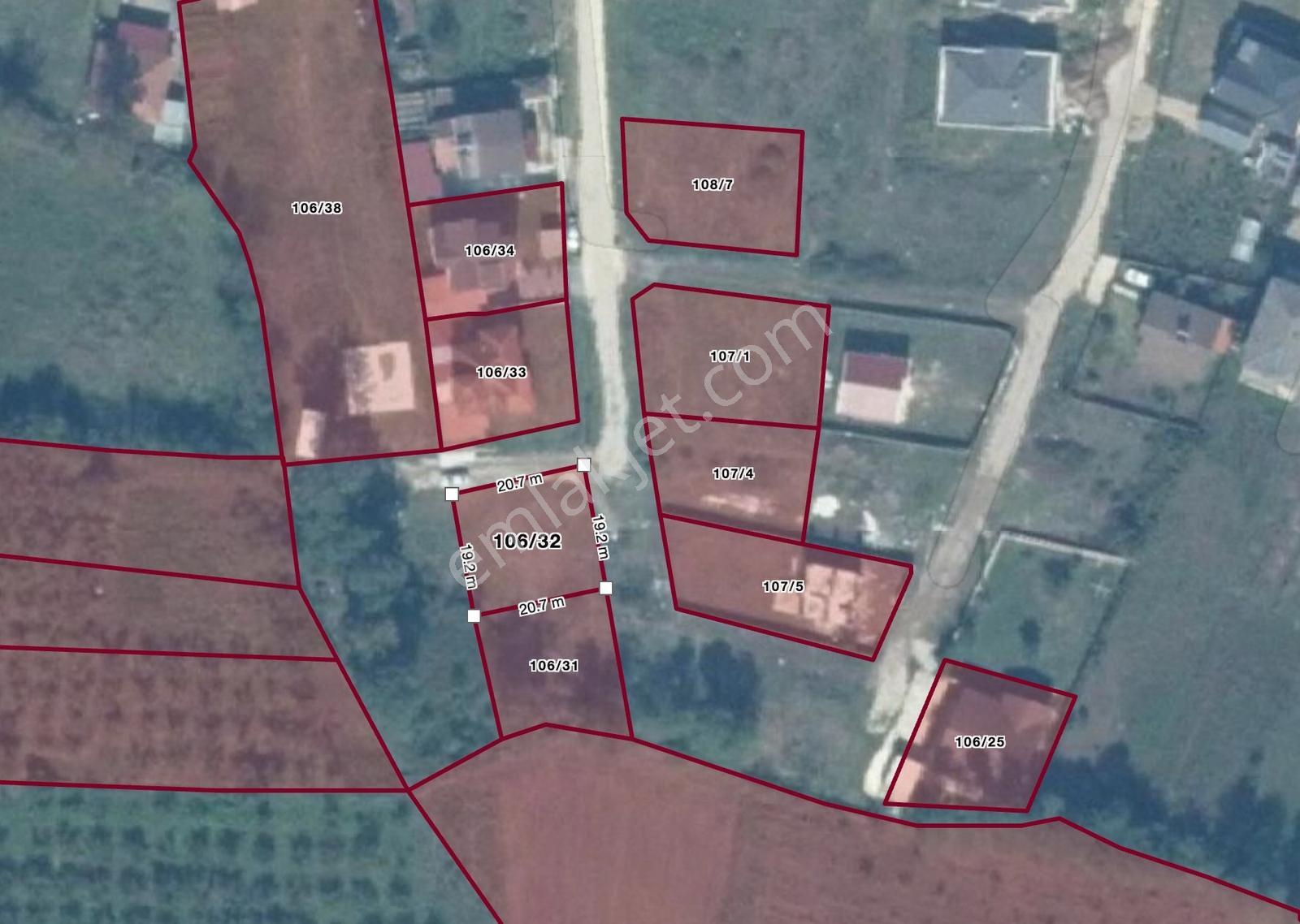 Küçükahmetler De Satılık Müstakil Villalık Parsel