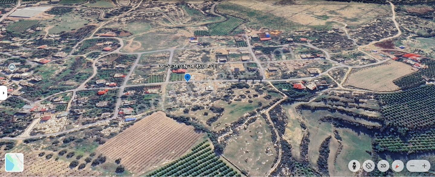 Mersin Akdeniz Toroslar Mah. 830m2 İmarlı Arsa