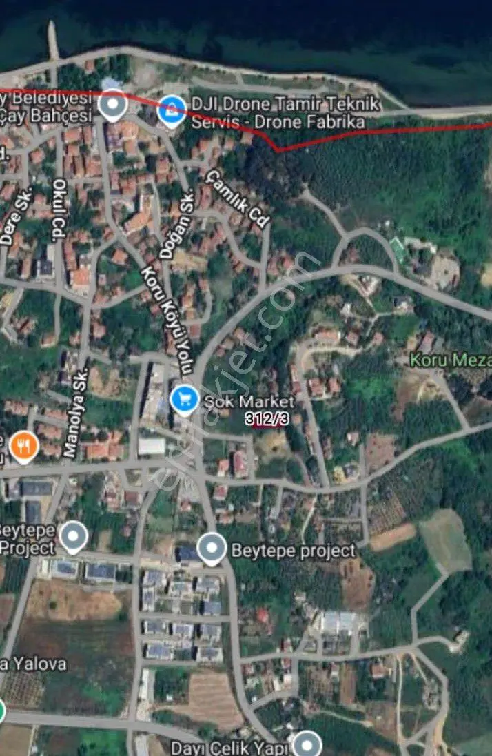 Yolova Cinarcik Kuruköy De Satlık Arsa. - Görsel 2