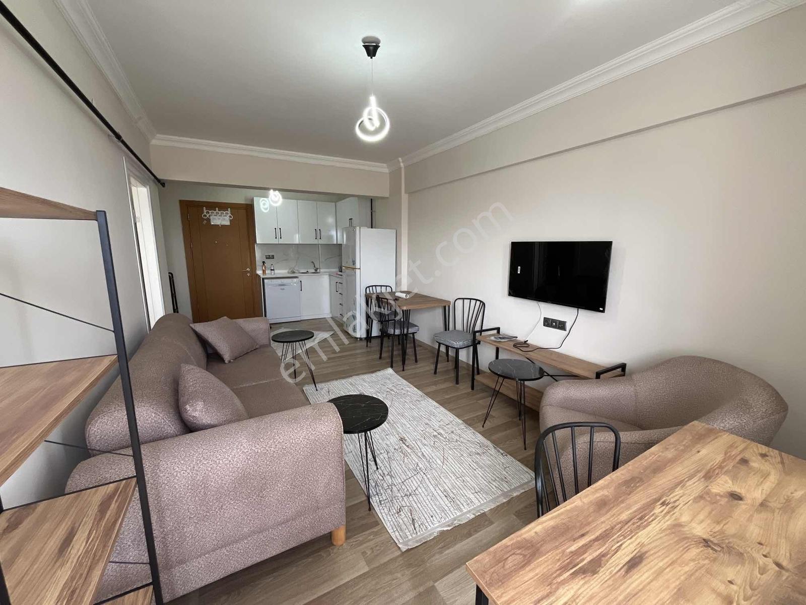 Oturuma Hazır Sıfır Eşyalı Kiralık 1+1 Daire - Görsel 12