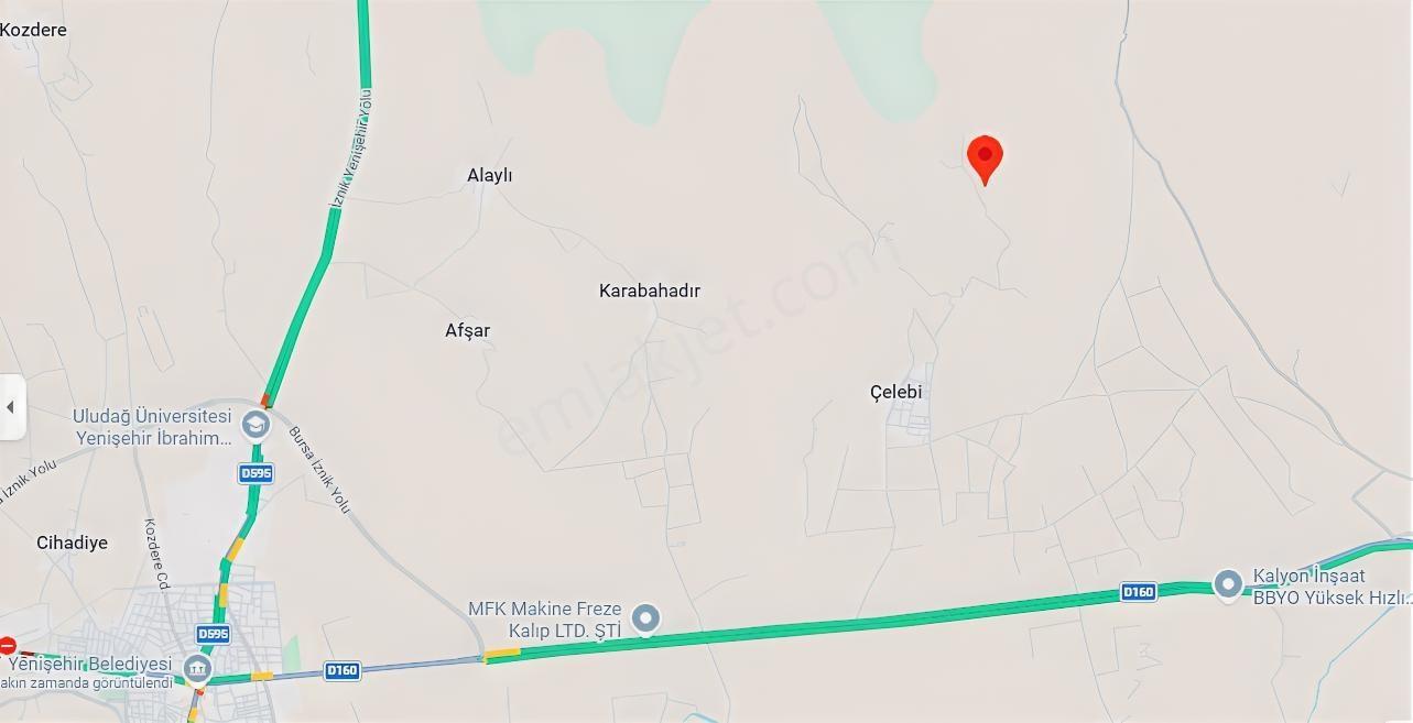 Bursa Yenişehir Çelebi'de Kadastro Yollu Satılık Tarla - Görsel 11