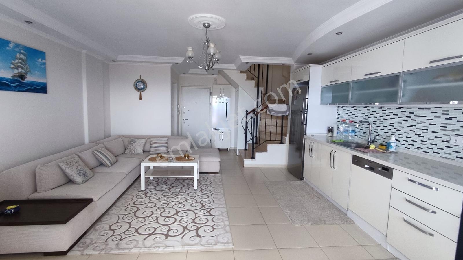 Akbük Doğa Evlerinde Eşyalı Sürekli Kiralık Dubleks Daire - Görsel 25