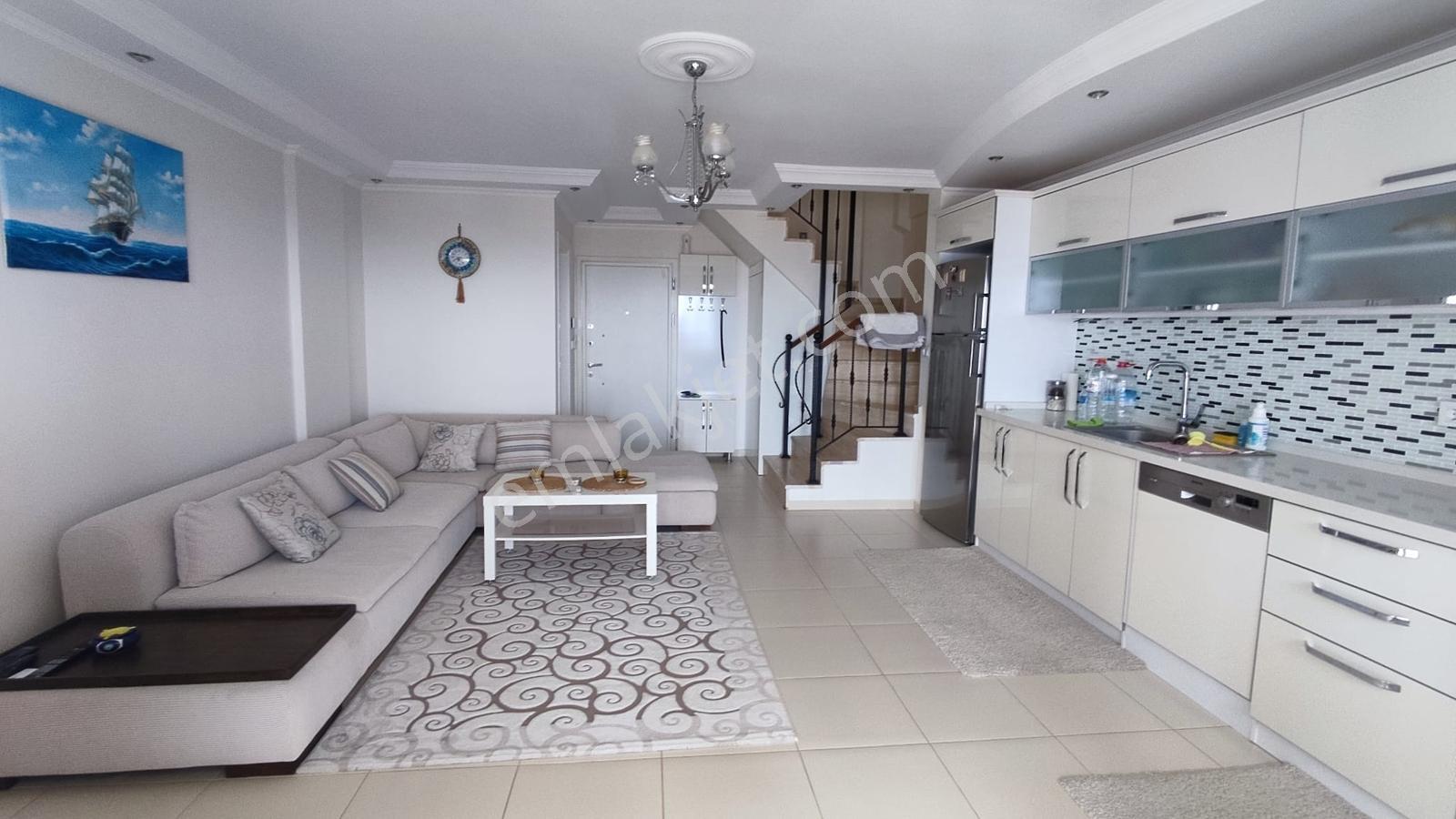 Akbük Doğa Evlerinde Eşyalı Sürekli Kiralık Dubleks Daire - Görsel 16