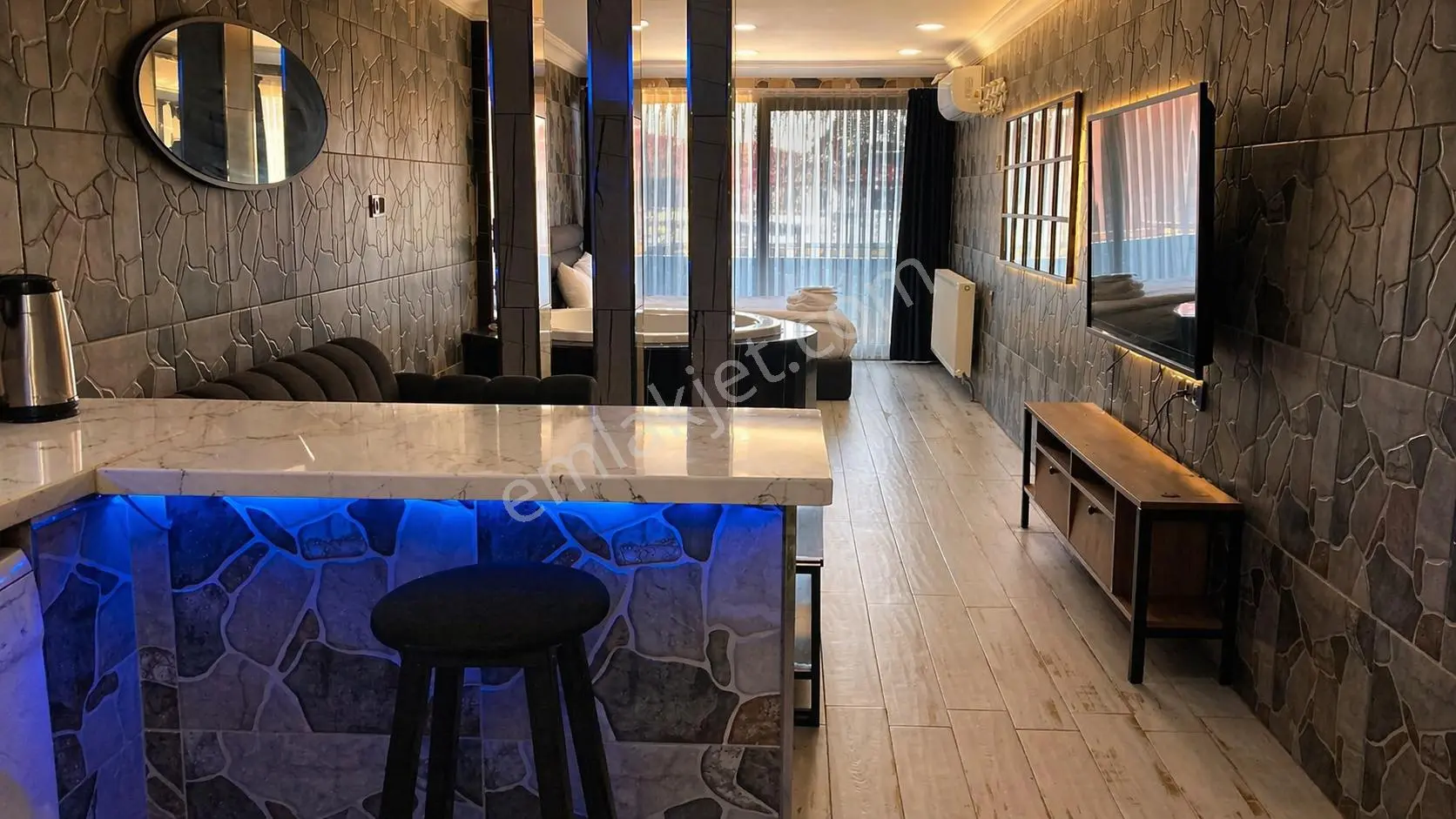 Çankaya Tunalı Günlük Kiralık Daire | 1+0 Jakuzili Apart | Kızılay Yakını Merkezi Konum - Görsel 3