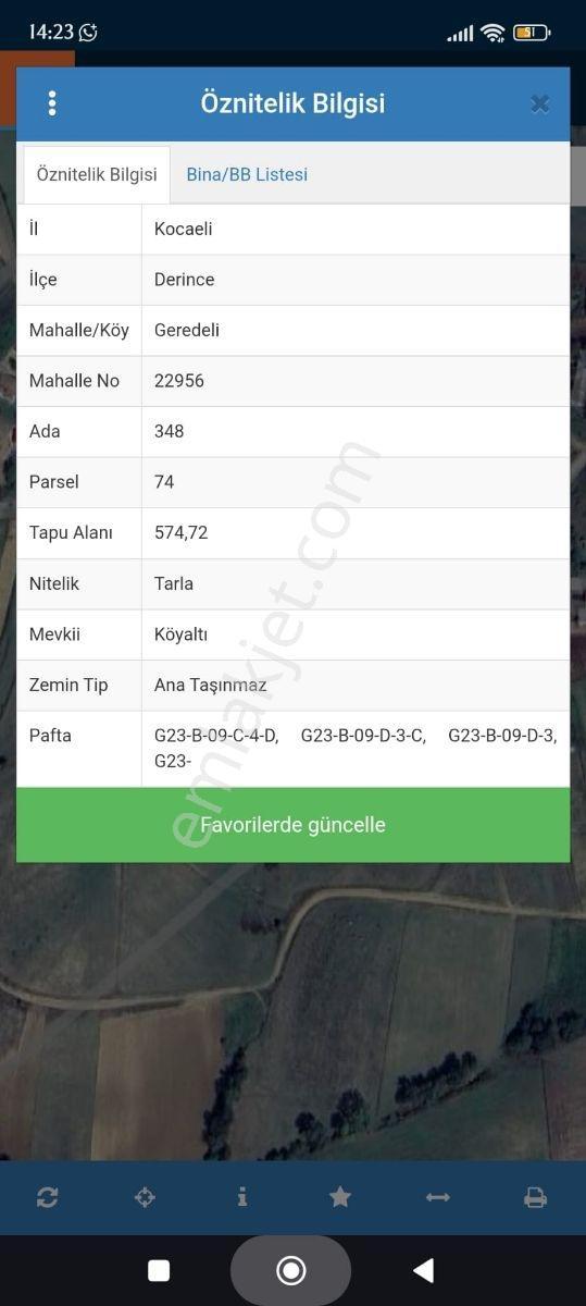 Tarcanlardan Derince Geredeli'de 574 M2 % 35 İmarlı Arsa - Görsel 5
