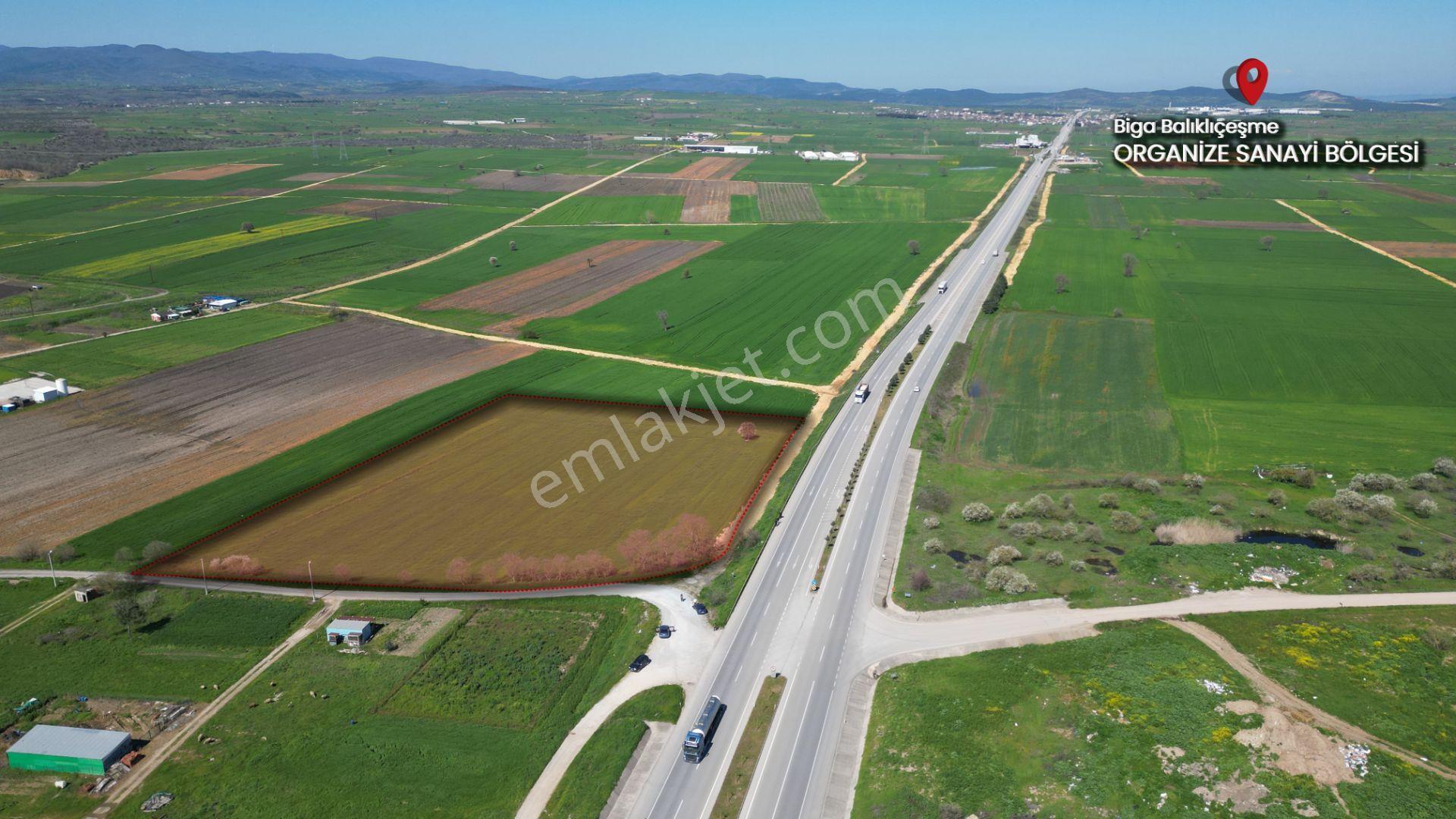 Biga Göktepe’de Çevre Yolu Ve Kadastral Yola Çift Cepheli Yatırım Fırsatı Tarla - Görsel 14
