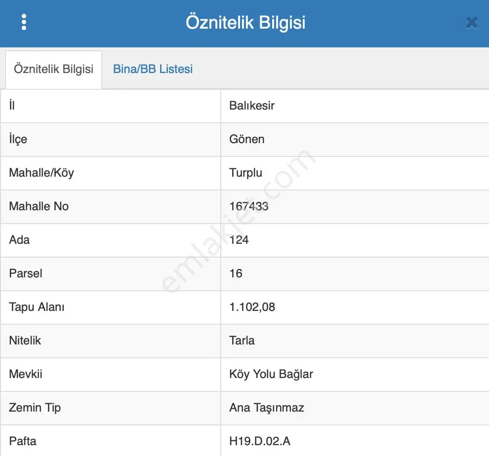 Gönen Turplu'da Satılık 1.102 M² Tarla Denizkent Plajına 10 Dk - Görsel 2