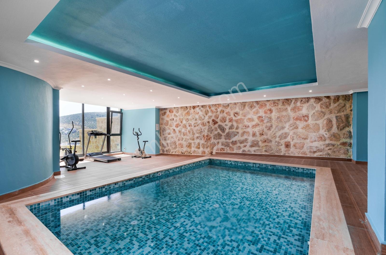 Kalkan Kızıltaşta Deniz Manzaralı Lüks Villa - Görsel 29