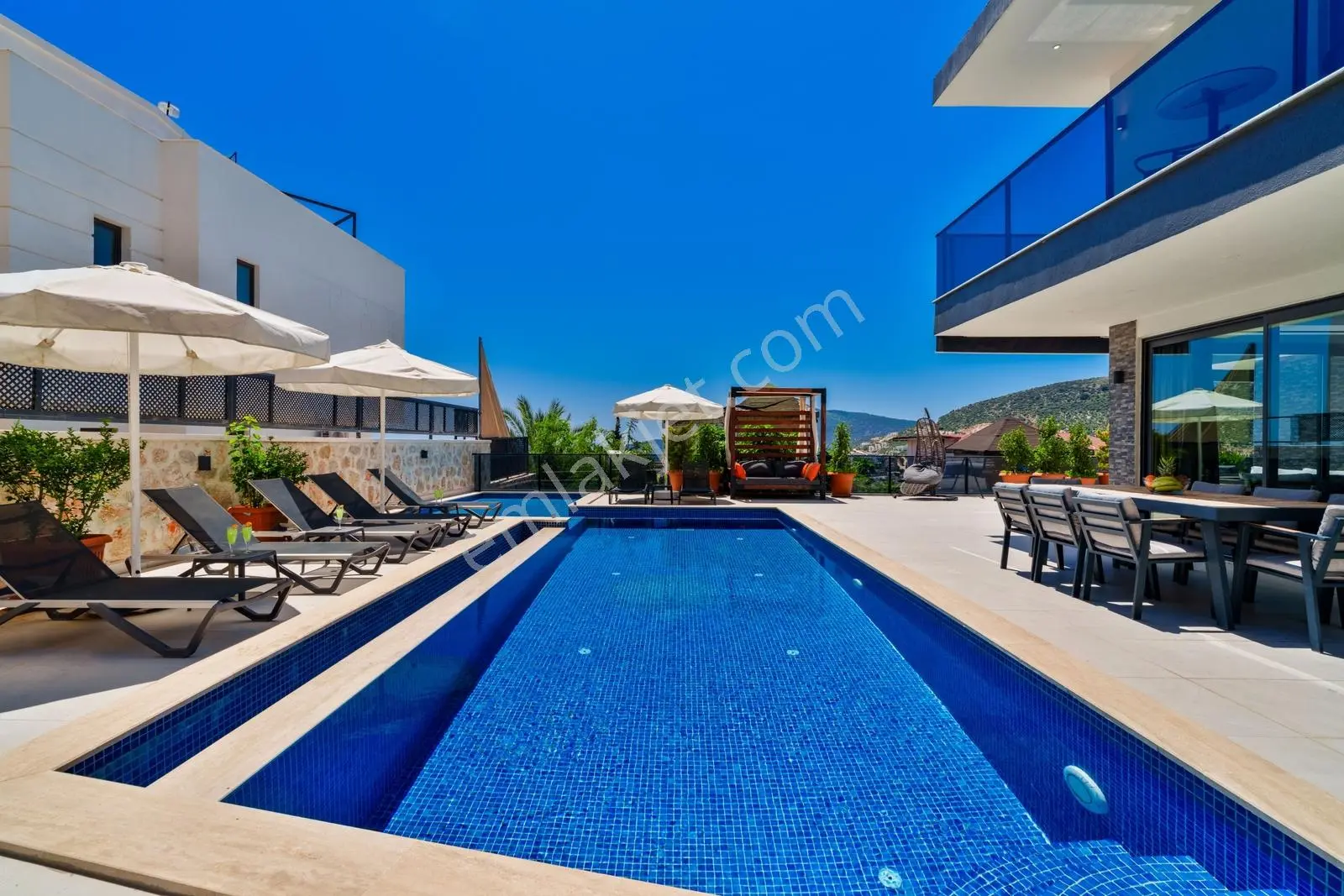Kalkan Kızıltaşta Deniz Manzaralı Lüks Villa - Görsel 4