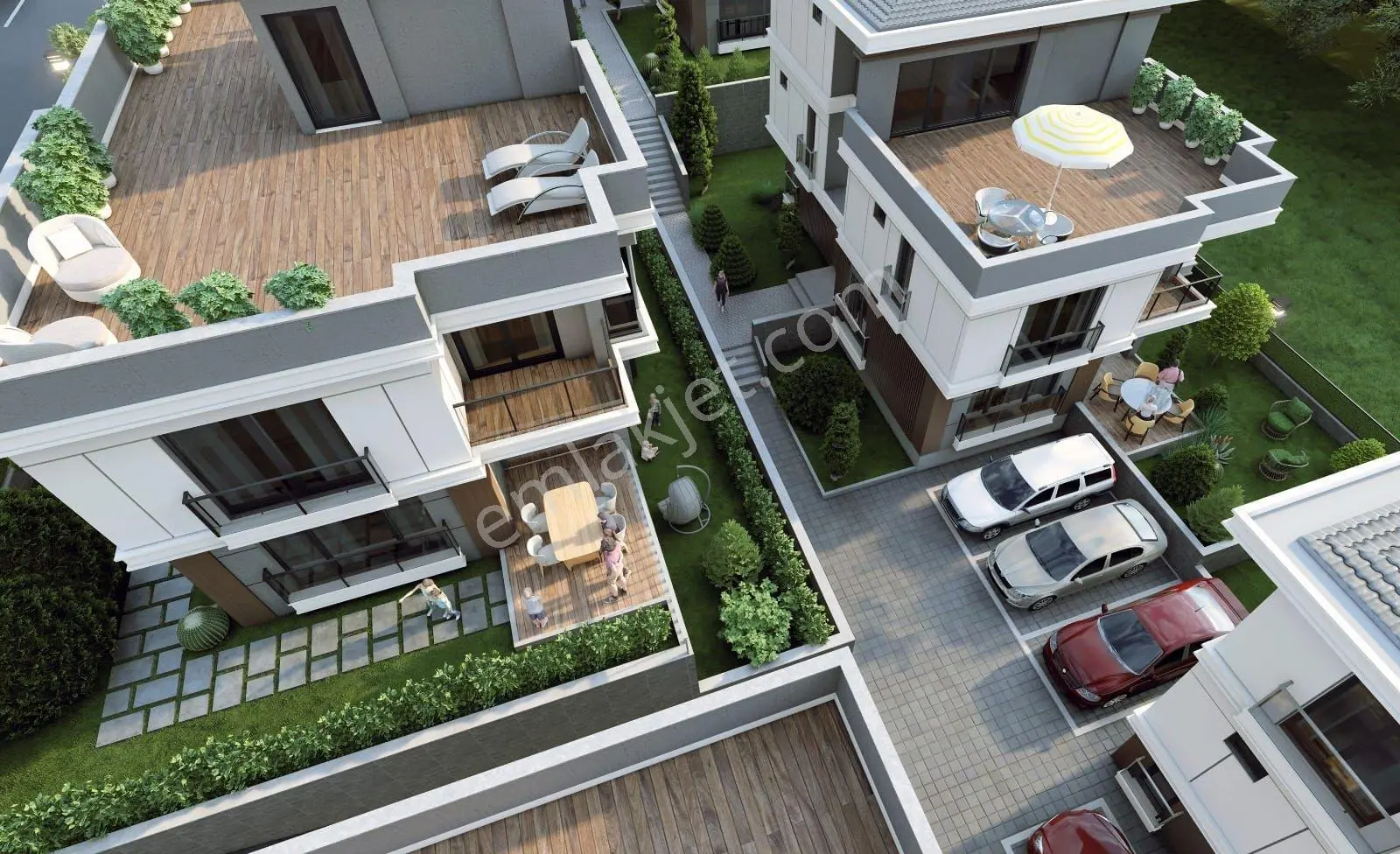 Atakum Büyükoyumcada Tripleks Takasa Uygun Villa - Görsel 4