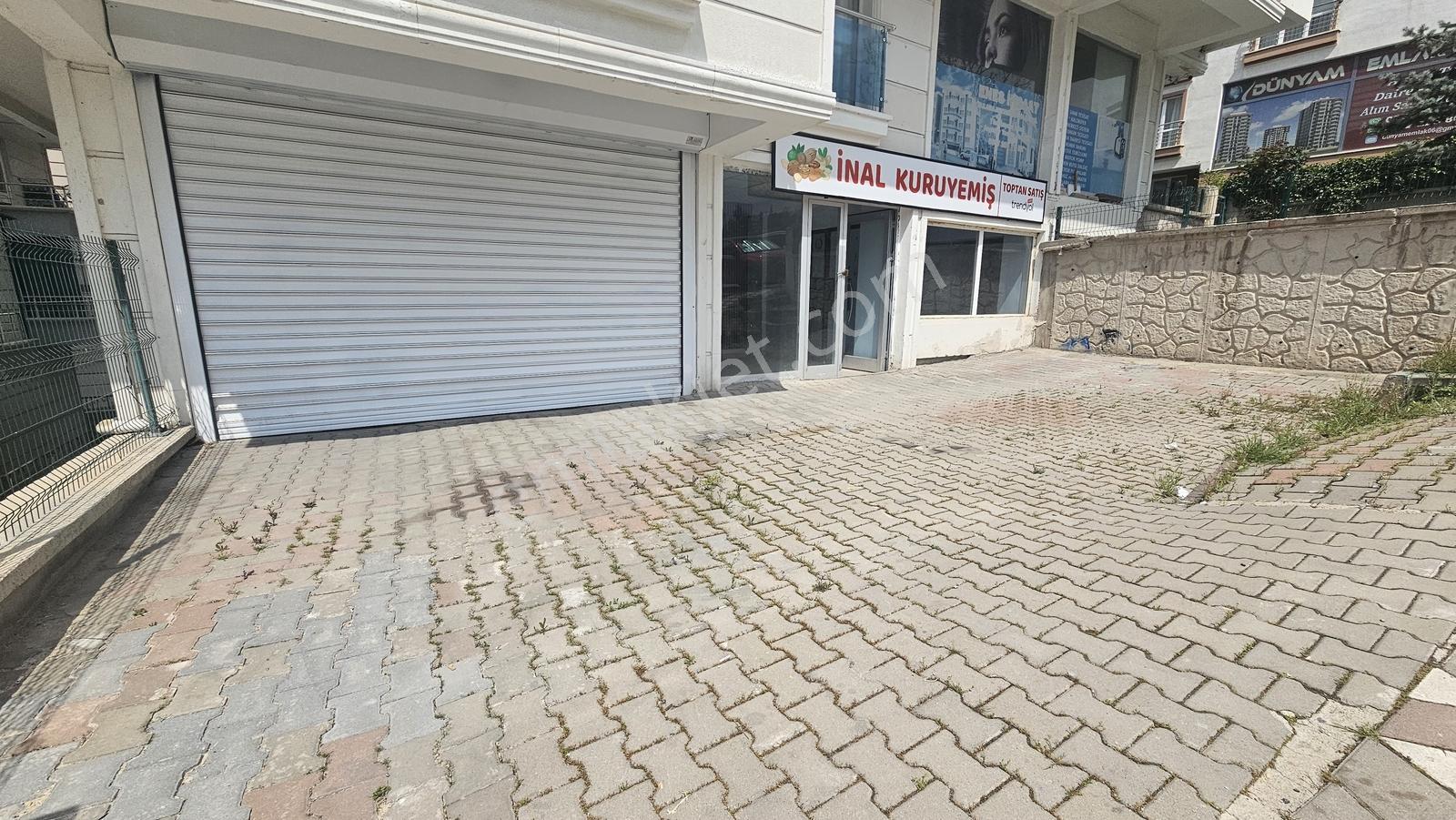 Etimesgut Süvari'de 175m2 Yapılı Temiz Düz Girişli Dükkan