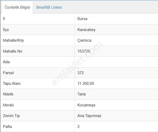Karacabey Çamlıca Mahallesinde Satılık Fırsat Tarla - Görsel 3