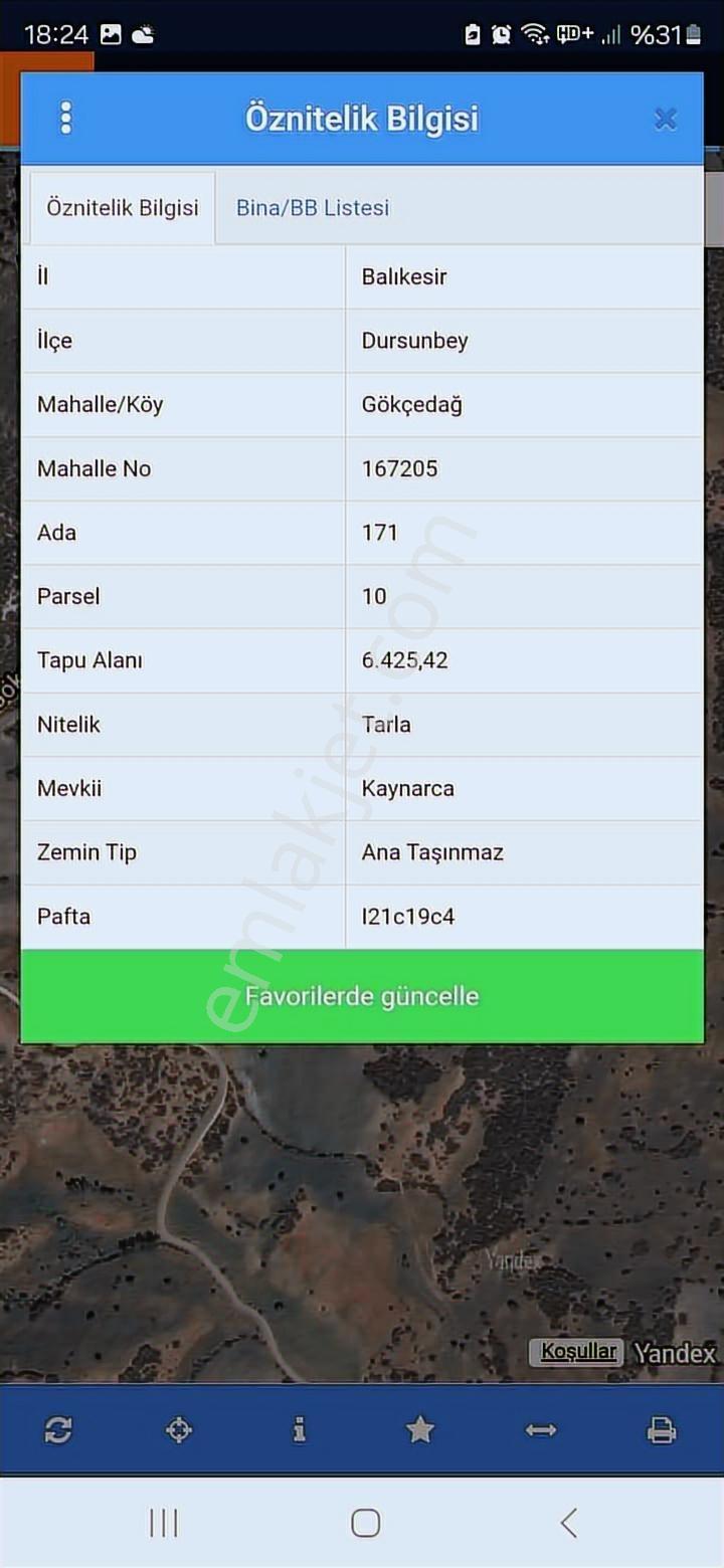 Balıkesir Dursunbey Gökçedağ Köye Yakın Yola Cephe 6425mt Arazi - Görsel 38