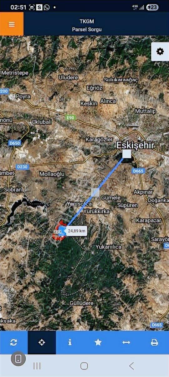 Eskişehir Odunpazarı Demirli Köy 5500m2 Arazi - Görsel 8