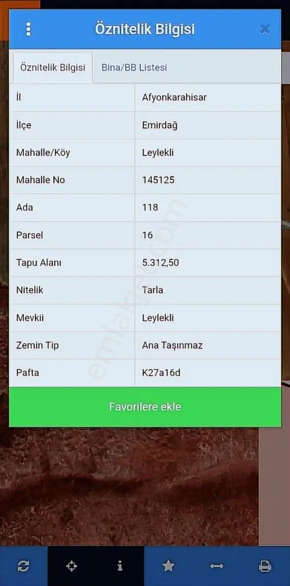 Afyonkarahisar Emirdağ Leylekli 5.312 M2 Yola Cepheli Tarla - Görsel 2