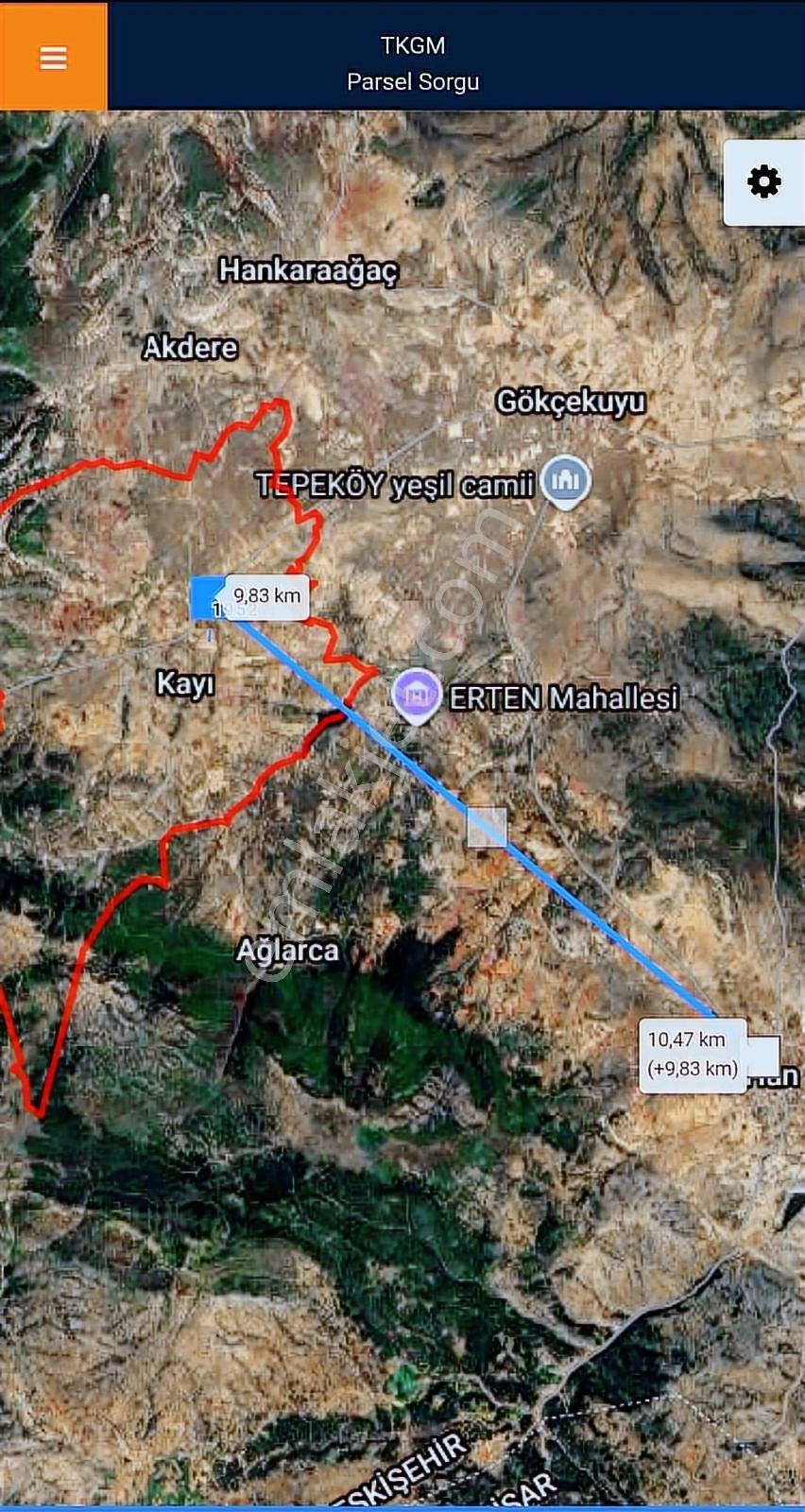 Eskişehir Han Kıyı 16200 M2 Resmi Yola Cephe Köye 650 Mt Mesafe - Görsel 17