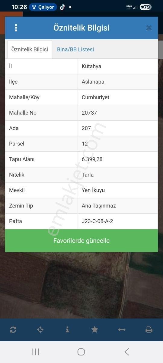 Kütahya Aslanapa İlçe Merkezinde Resmi Yola Cephe Fırsat Arazi - Görsel 4