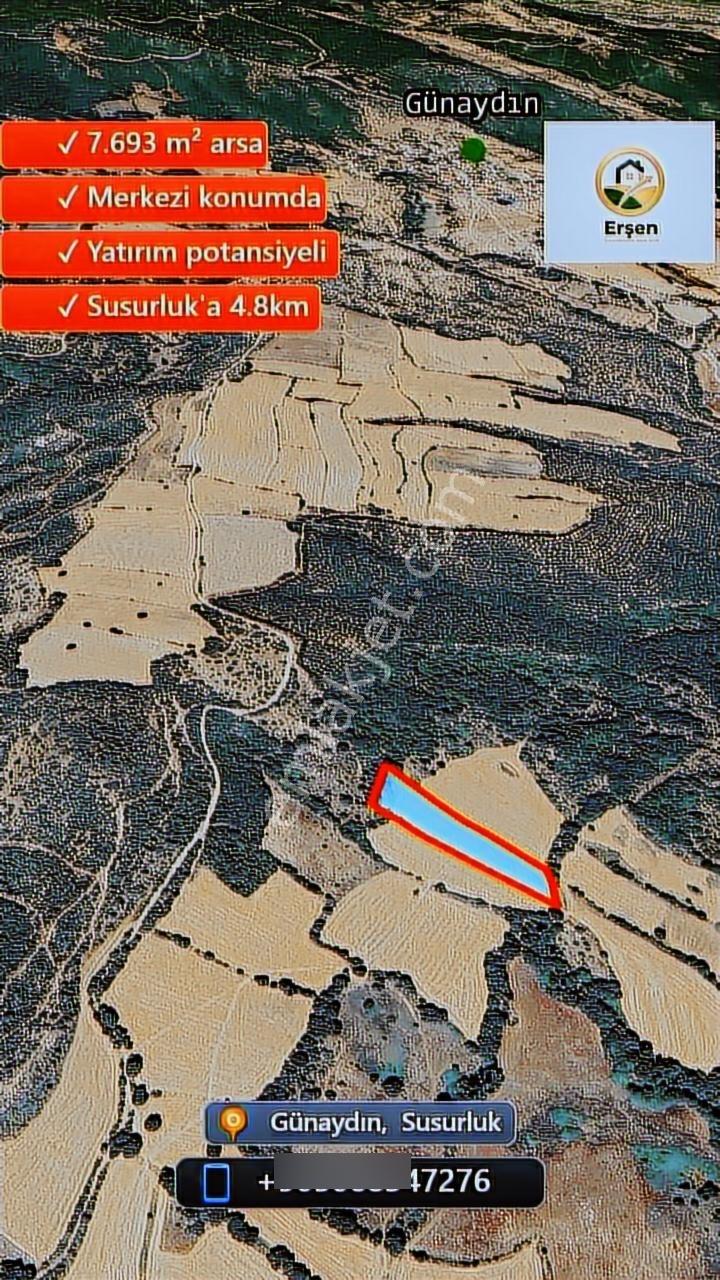 Balıkesir Susurluk Günaydın Köyü 7693 M2 Köye Merkeze Çok Yakın - Görsel 6